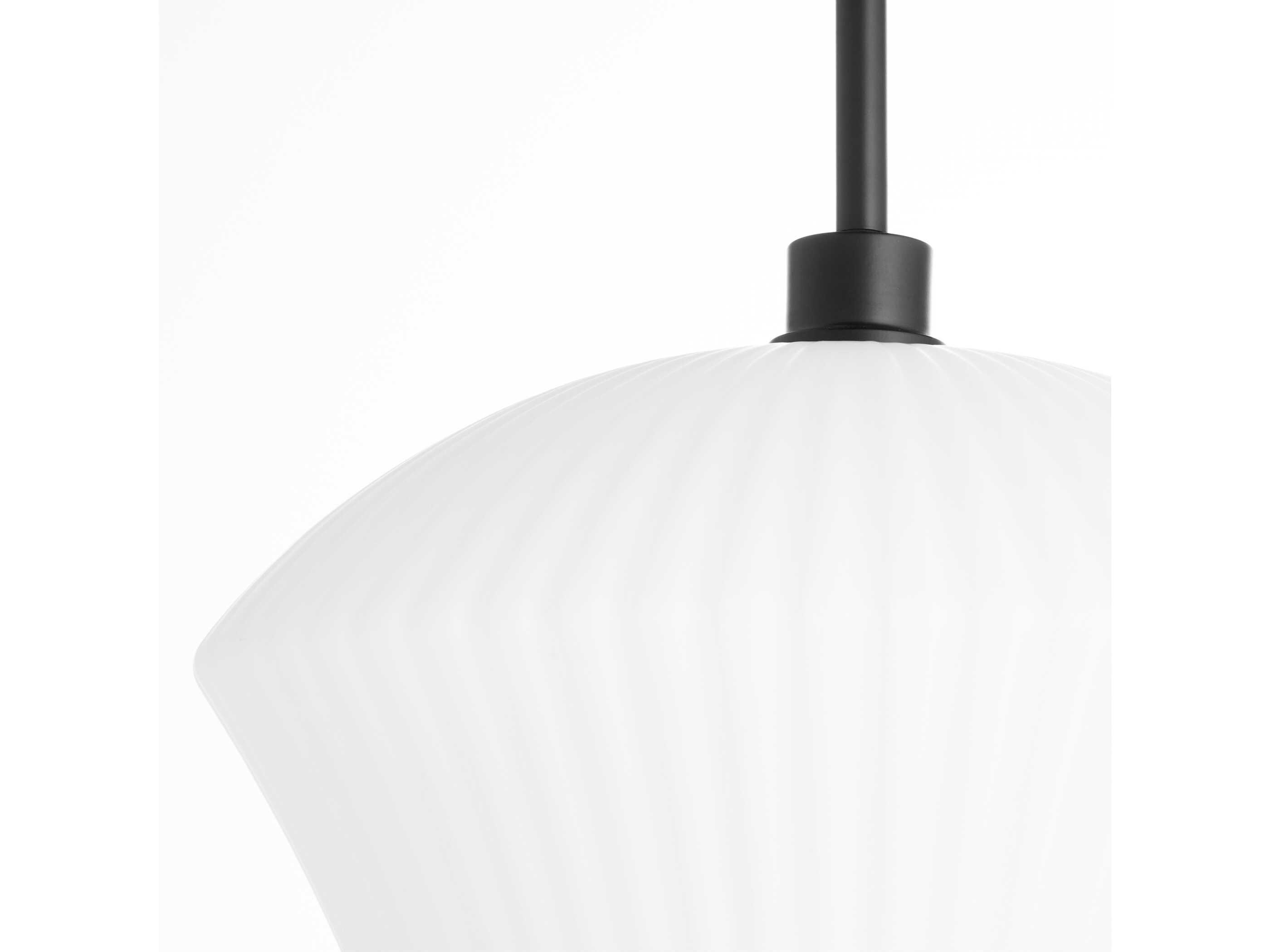 Quorum Cassini 1-Light Matte Black Pendant