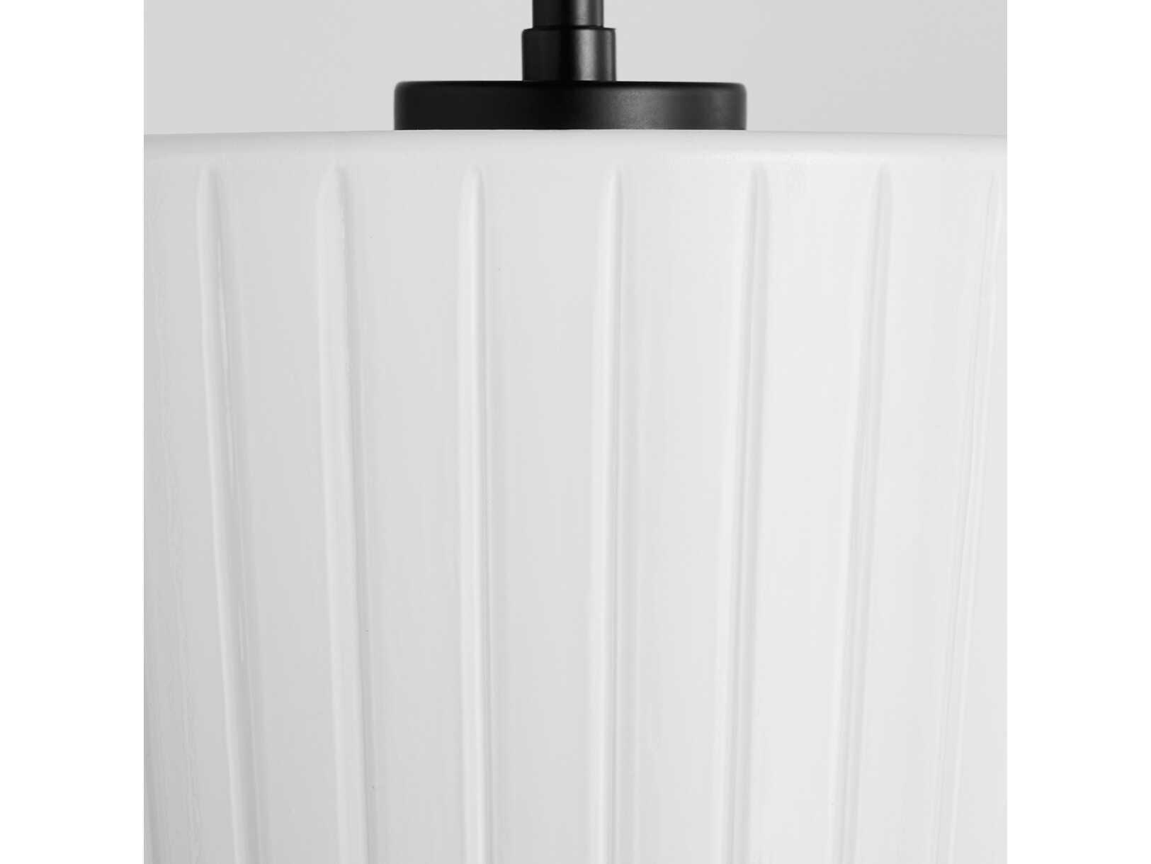 Quorum Mallory 1-Light Matte Black Pendant