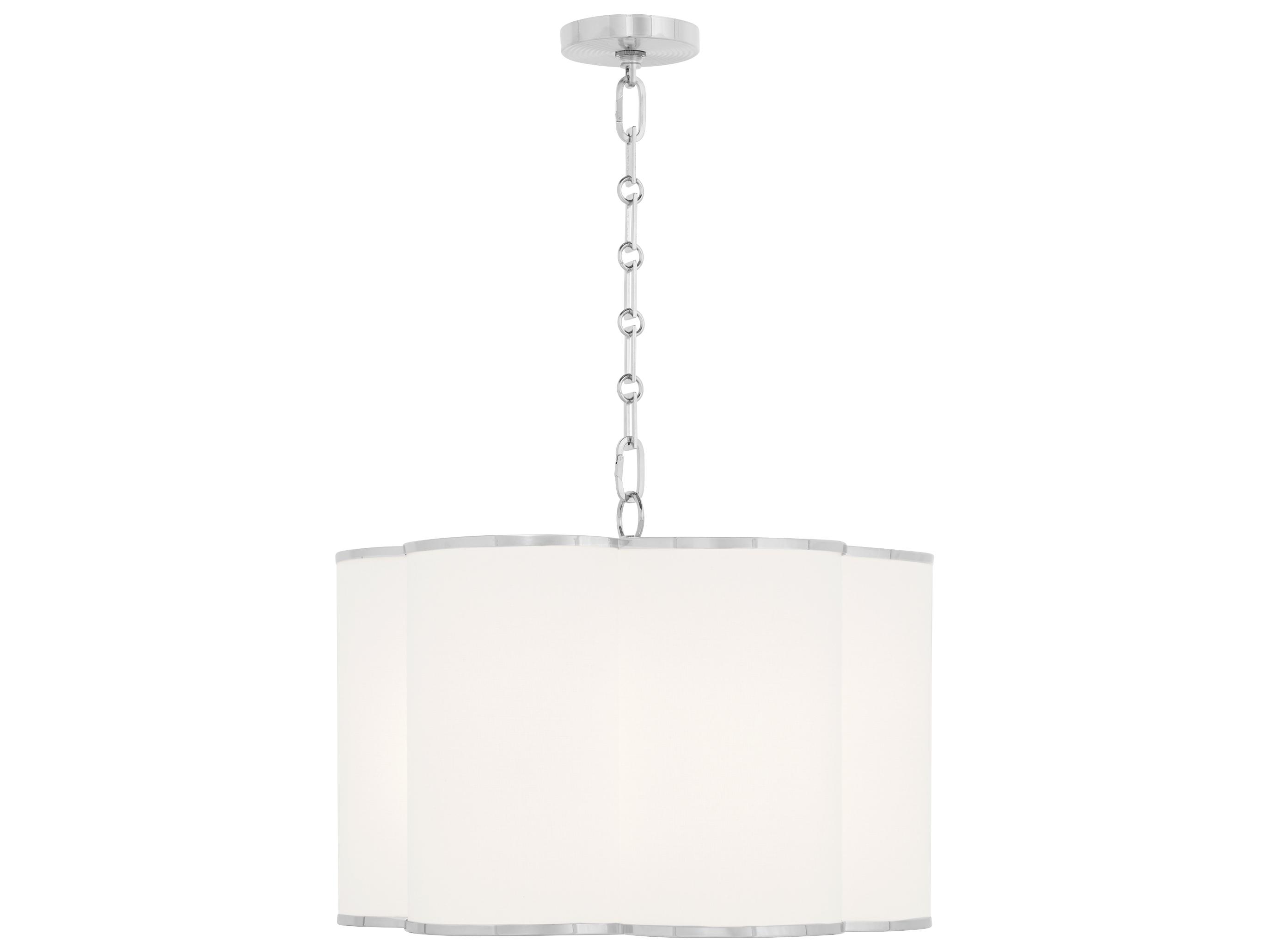 Quorum Belinder 4-Light Chrome Drum Pendant