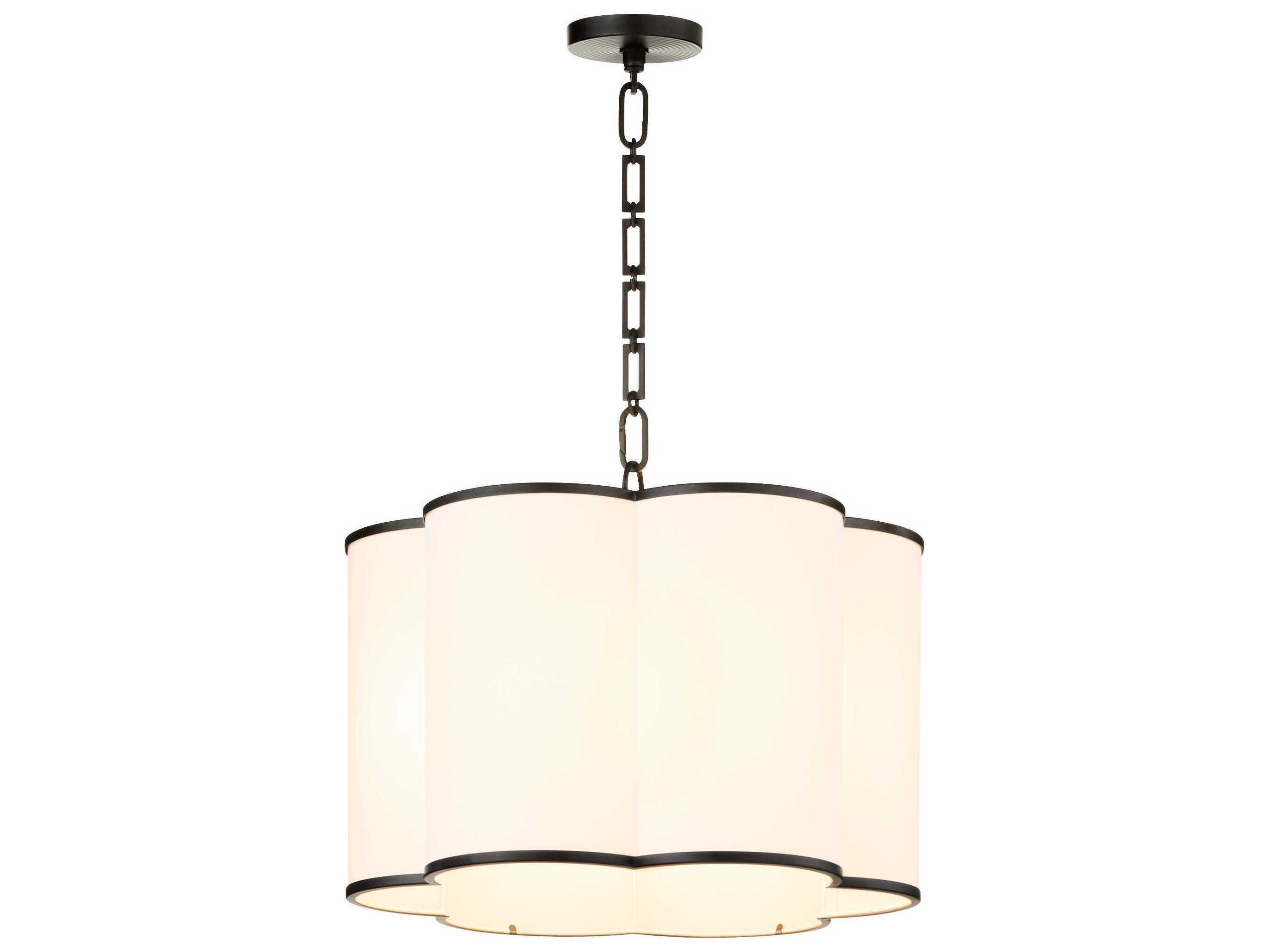 Quorum Belinder 4-Light Matte Black Pendant