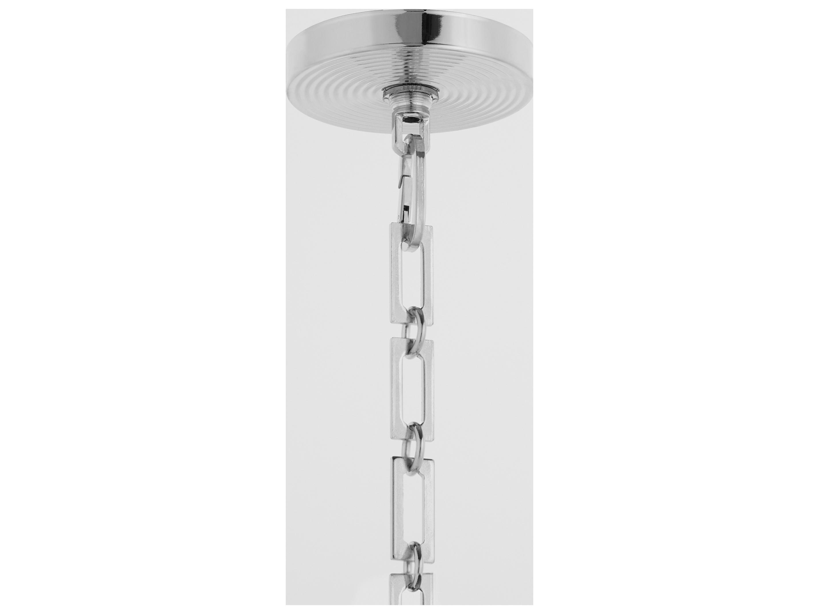 Quorum Belinder 6-Light Chrome Drum Pendant
