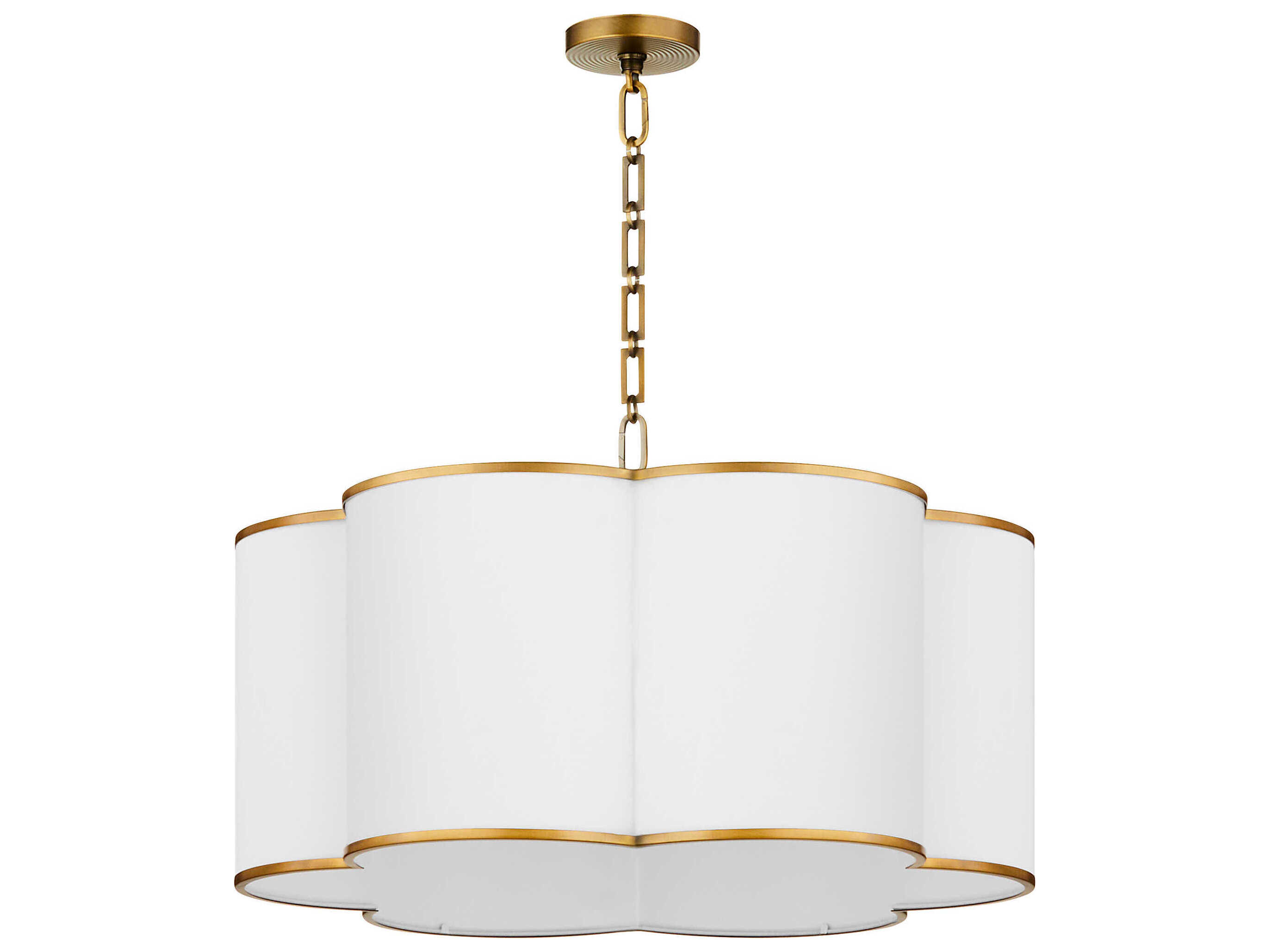 Quorum Belinder 6-Light Brass Pendant
