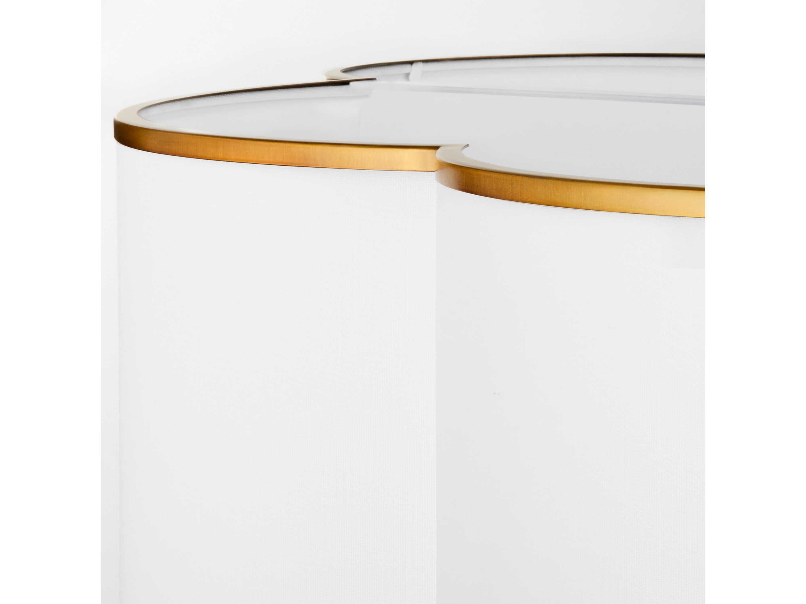 Quorum Belinder 6-Light Brass Pendant