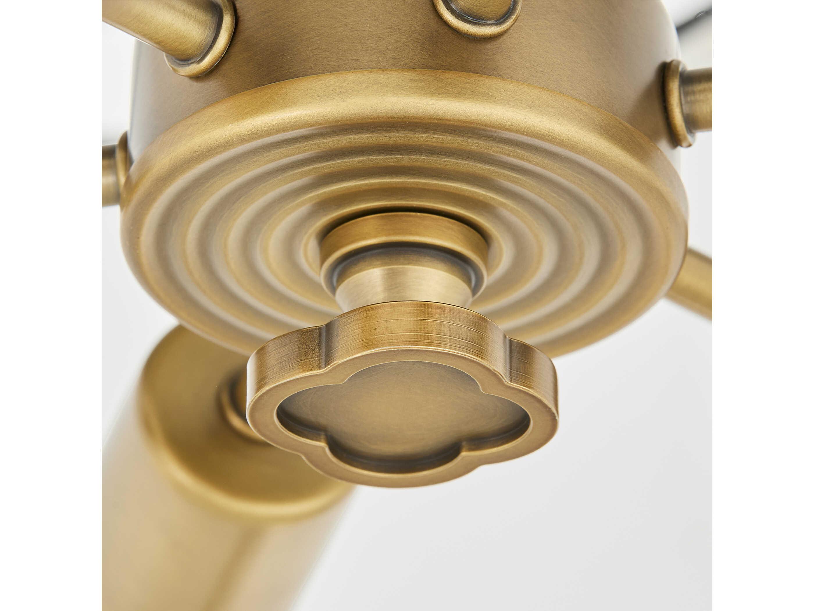 Quorum Belinder 6-Light Brass Pendant