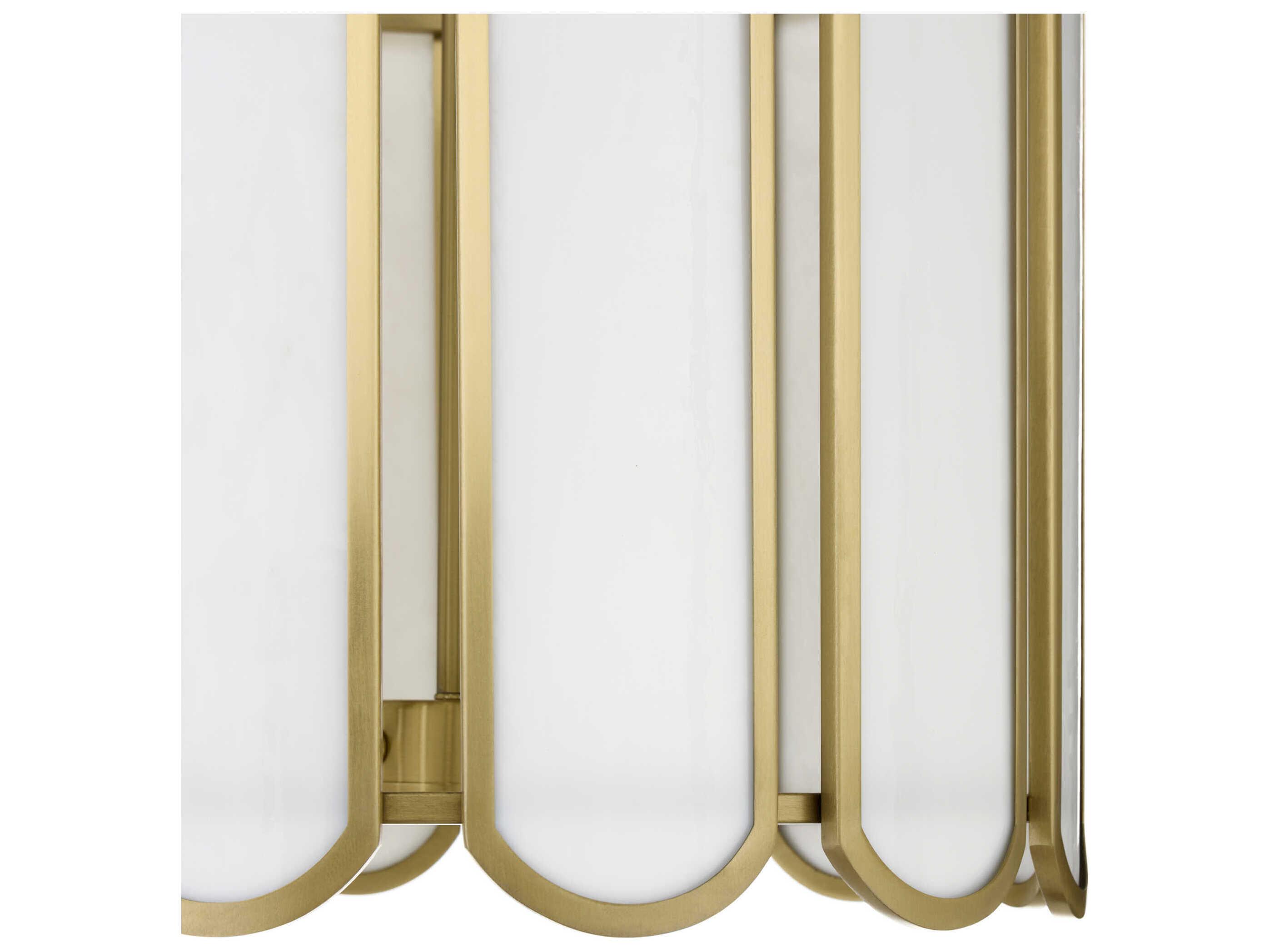 Quorum Belleview 4-Light Aged Brass Pendant