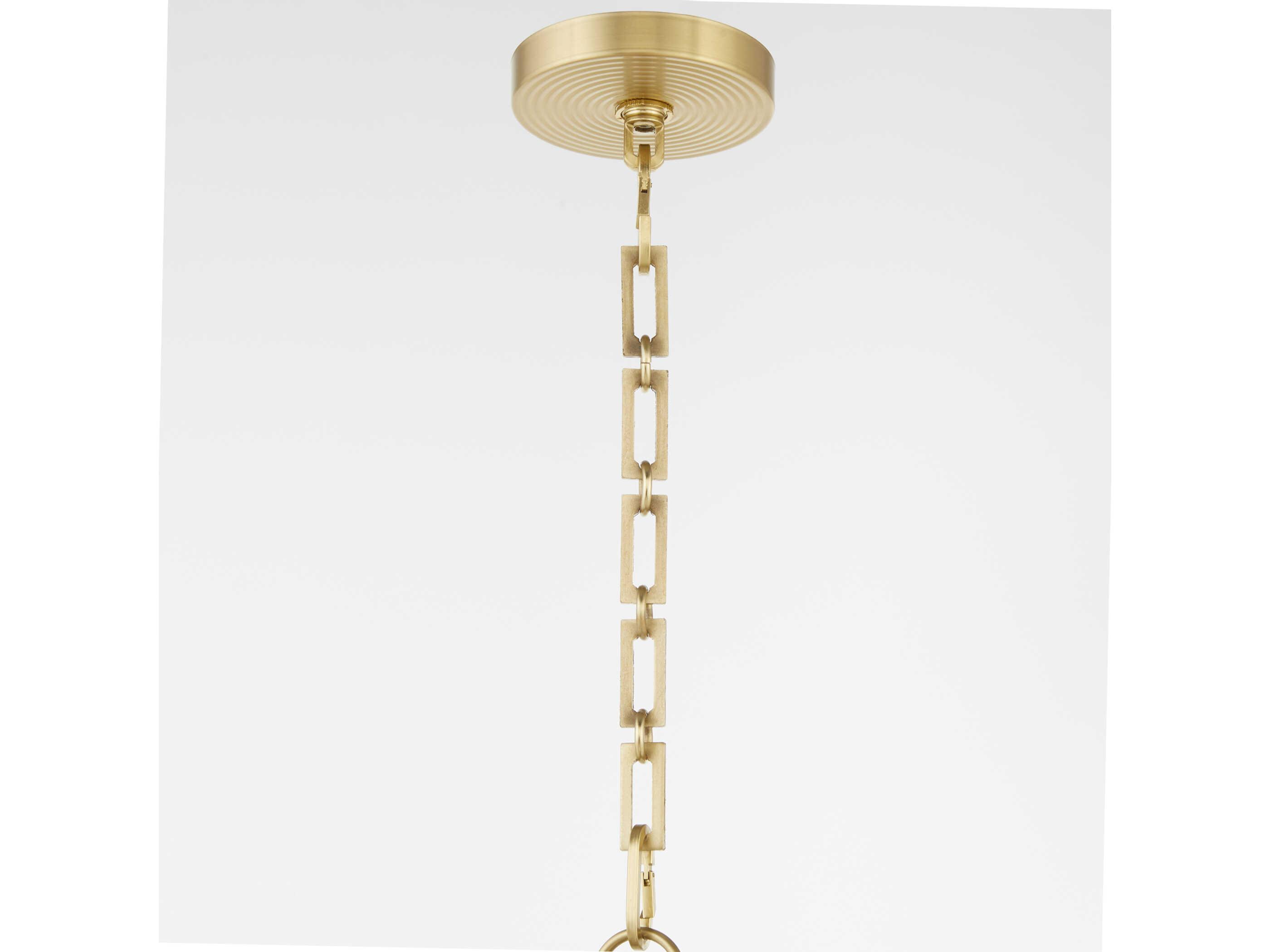 Quorum Belleview 5-Light Aged Brass Pendant