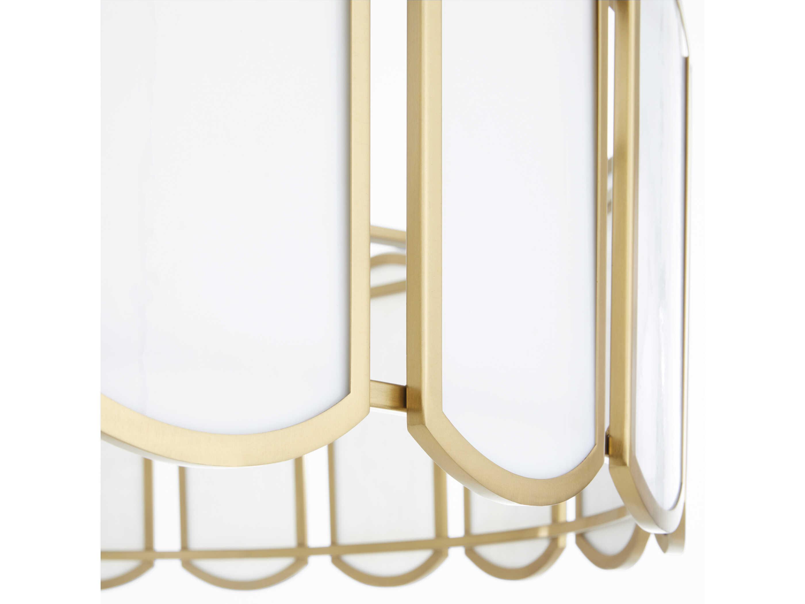 Quorum Belleview 8-Light Aged Brass Pendant