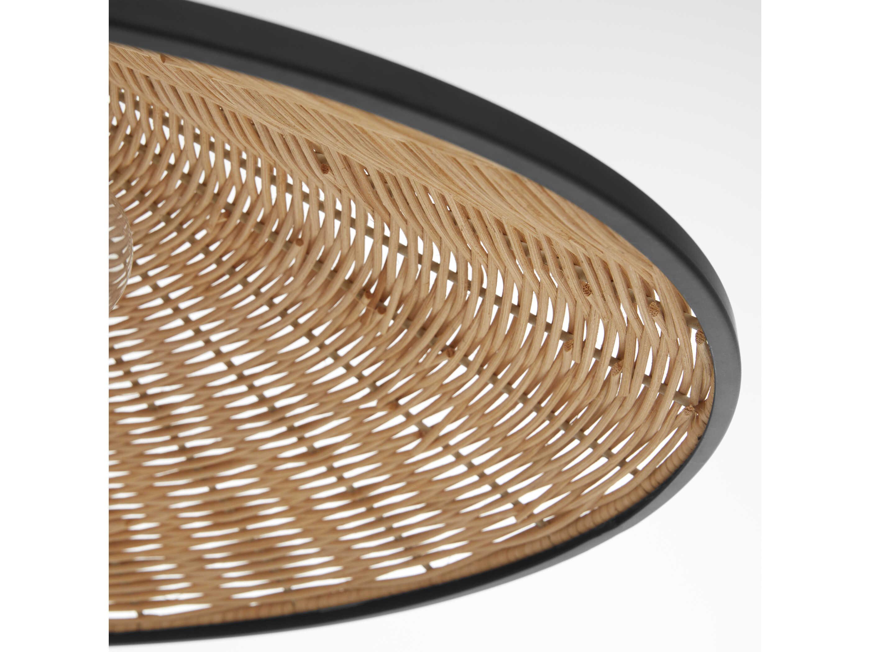 Quorum Cona 3-Light Matte Black Pendant