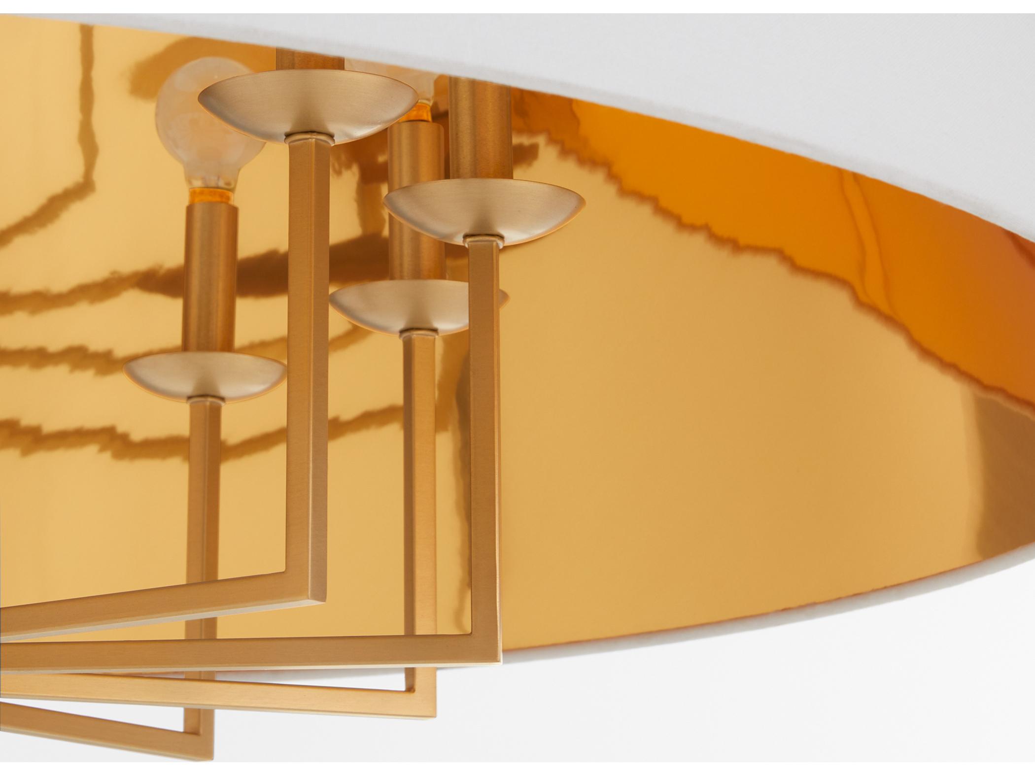 Quorum Karnes 12-Light Aged Brass Empire Pendant