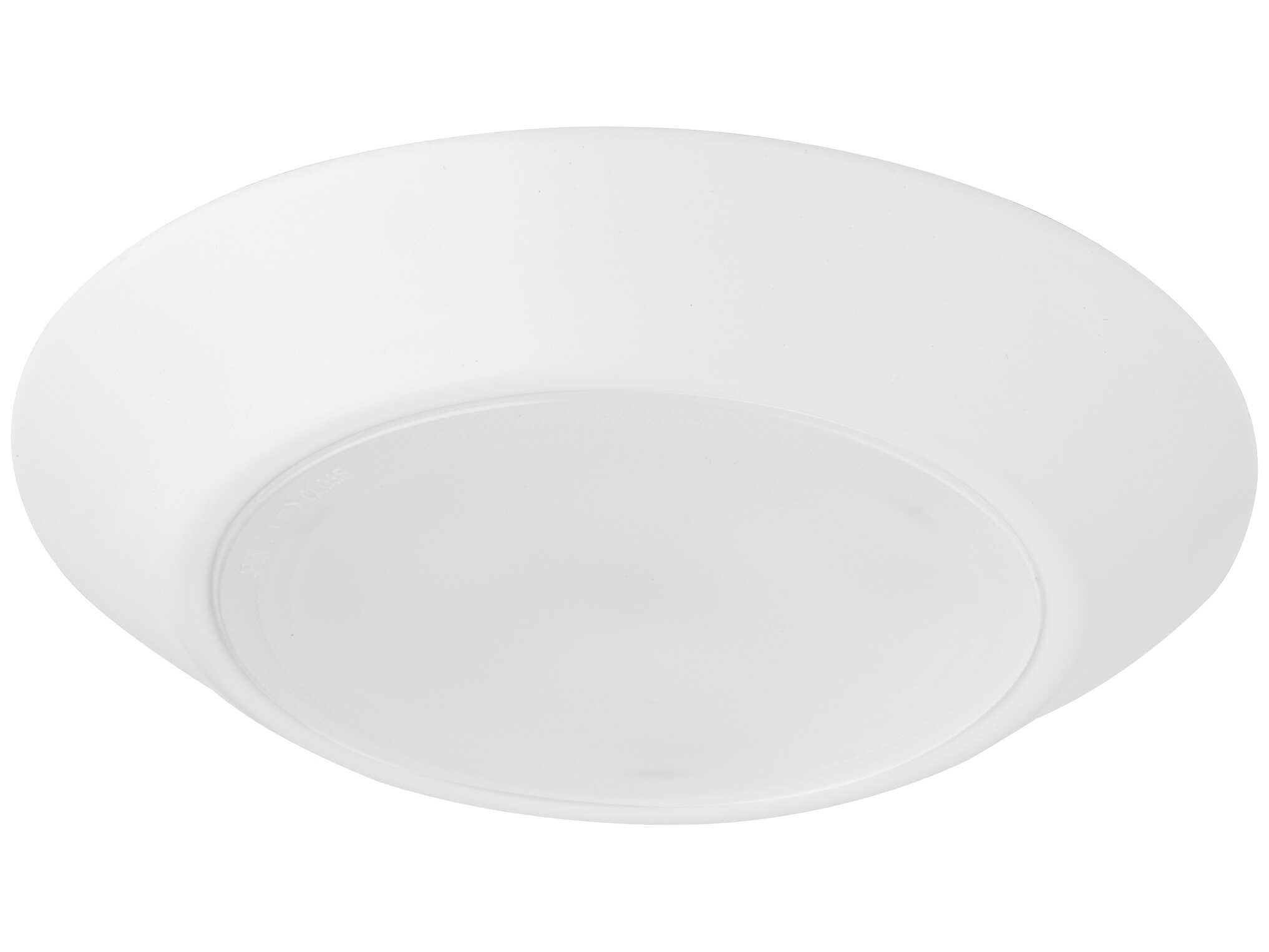 Quorum 1-Light Studio White Outdoor Ceiling Light