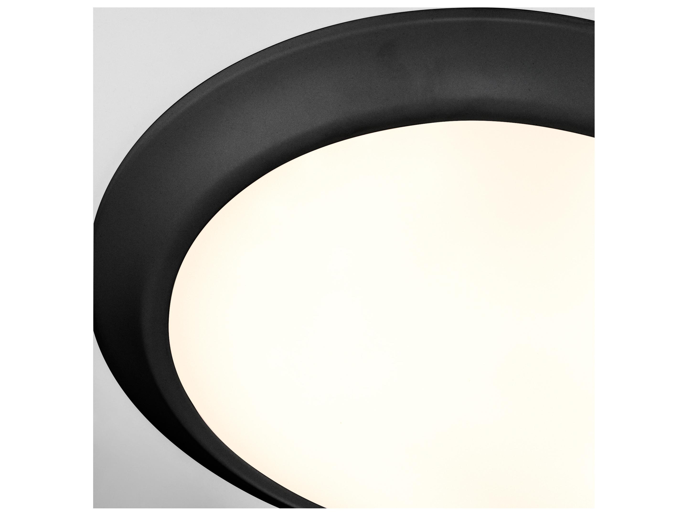 Quorum Outdoor Matte Black Ceiling Light
