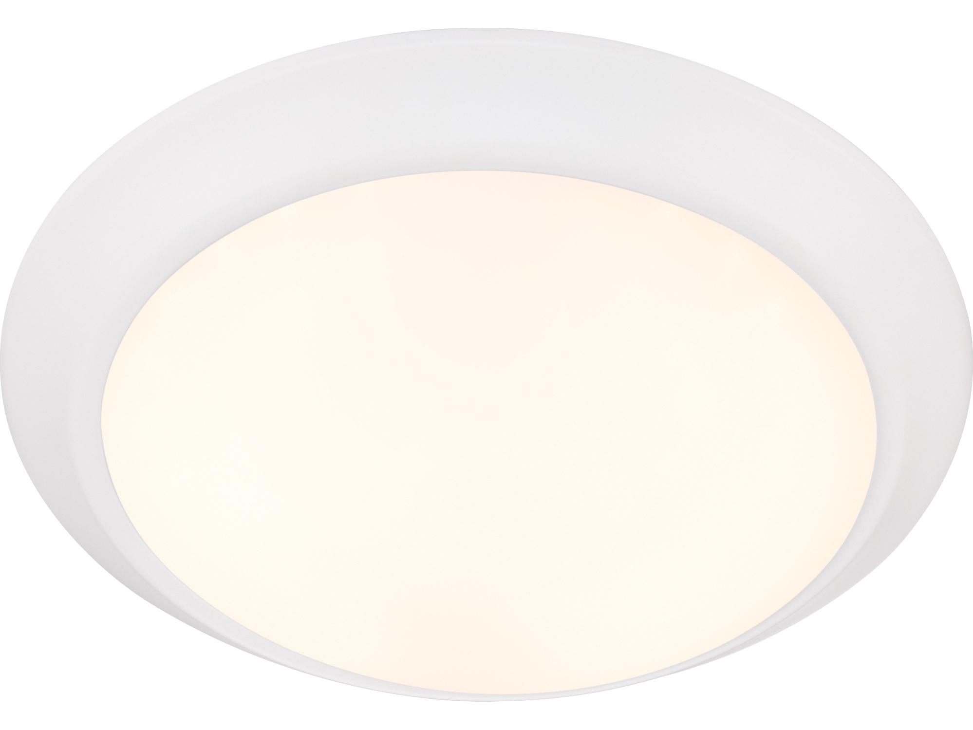 Quorum Outdoor Studio White Ceiling Light