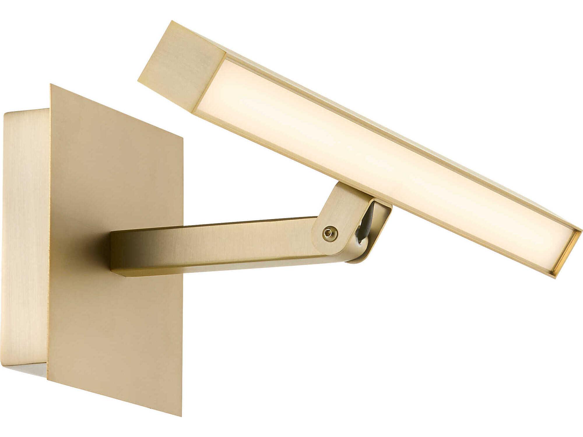 Quorum 1-Light Aged Brass Picture Light