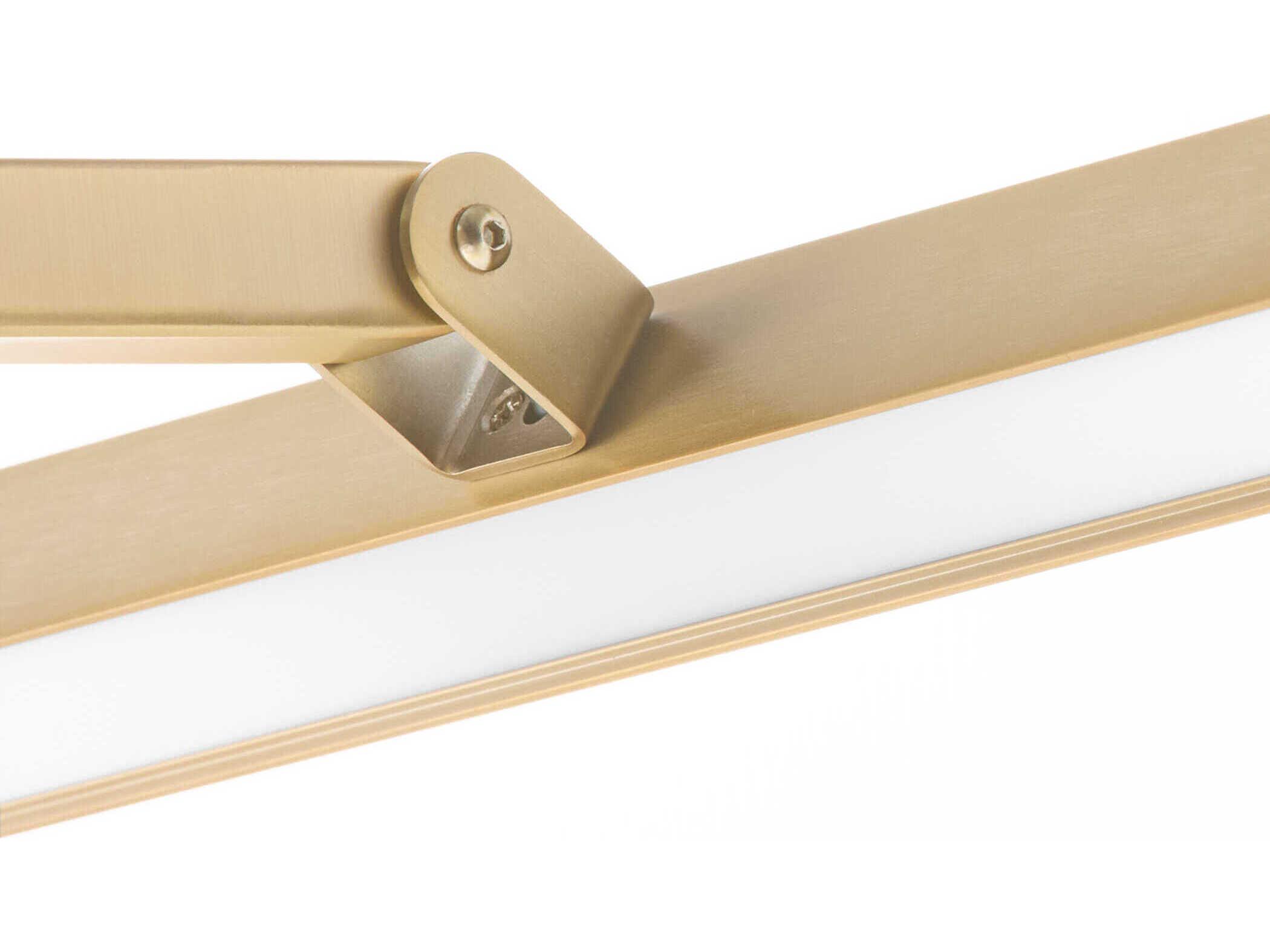 Quorum 1-Light Aged Brass Picture Light