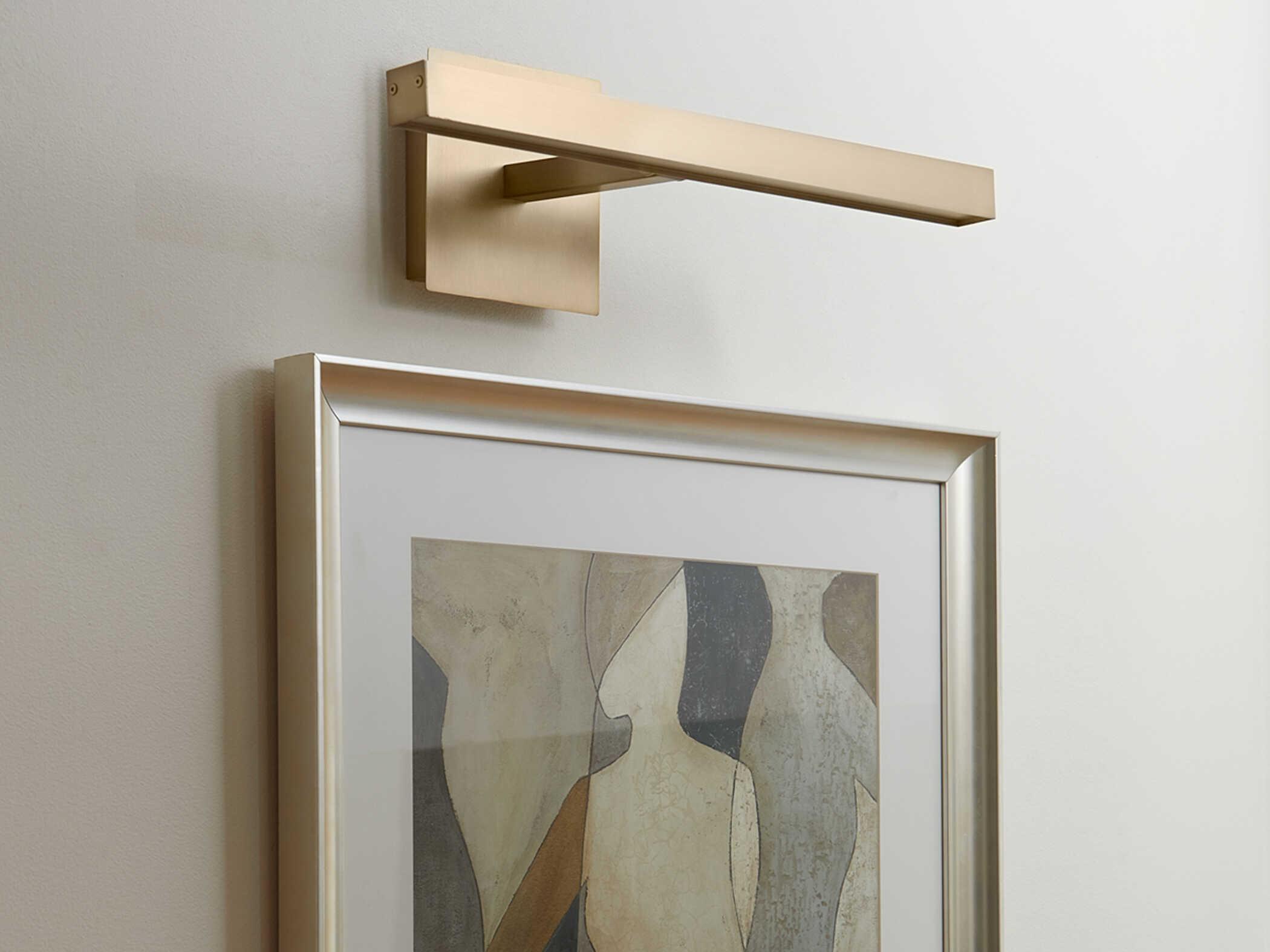 Quorum 1-Light Aged Brass Picture Light