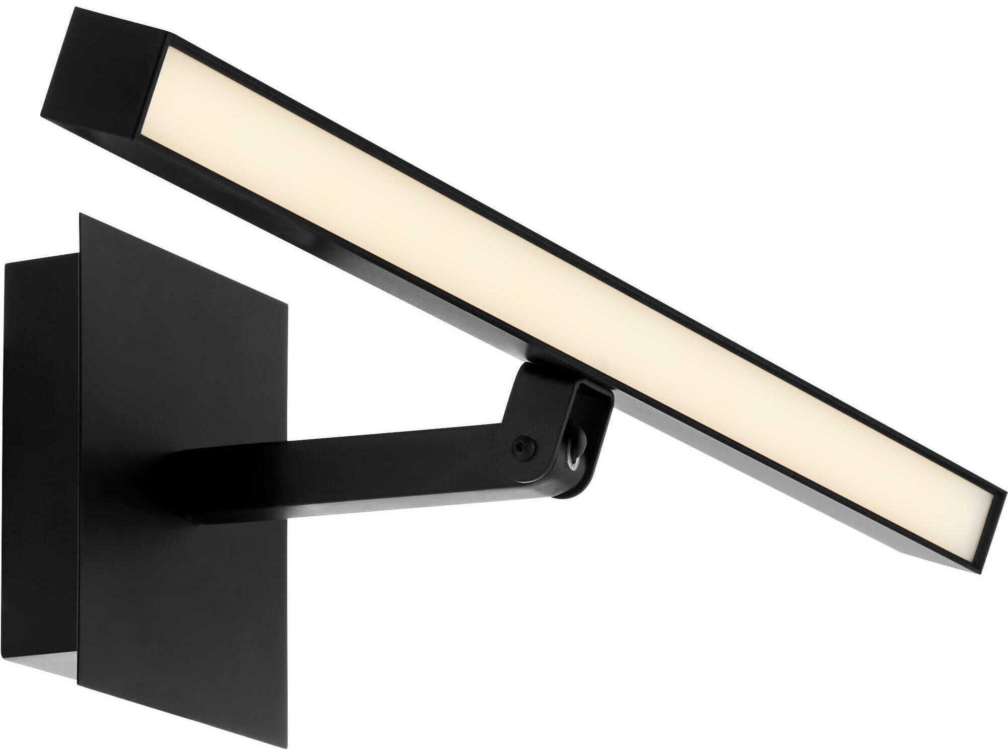 Quorum 1-Light Matte Black Picture Light