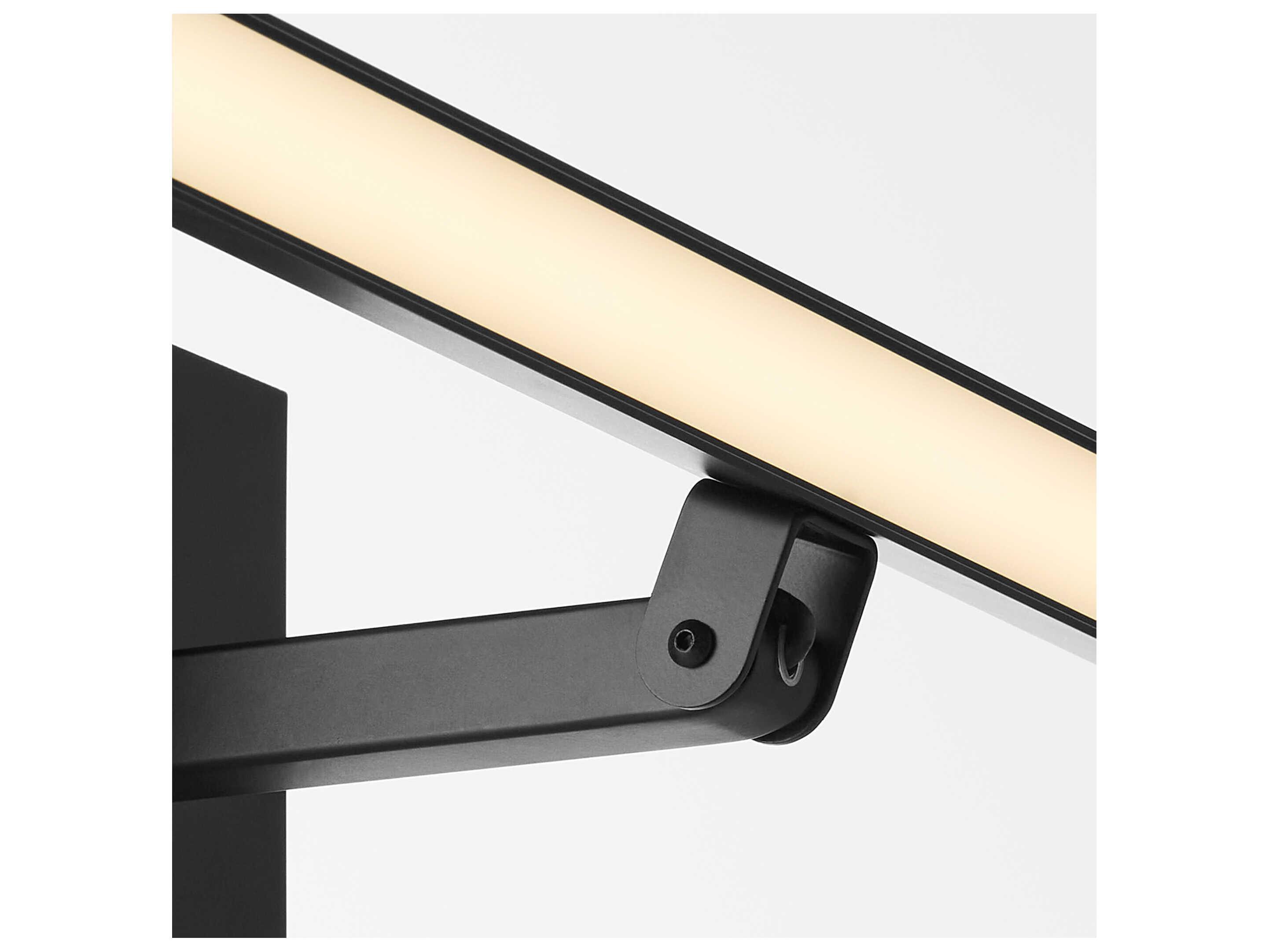 Quorum 1-Light Matte Black Picture Light