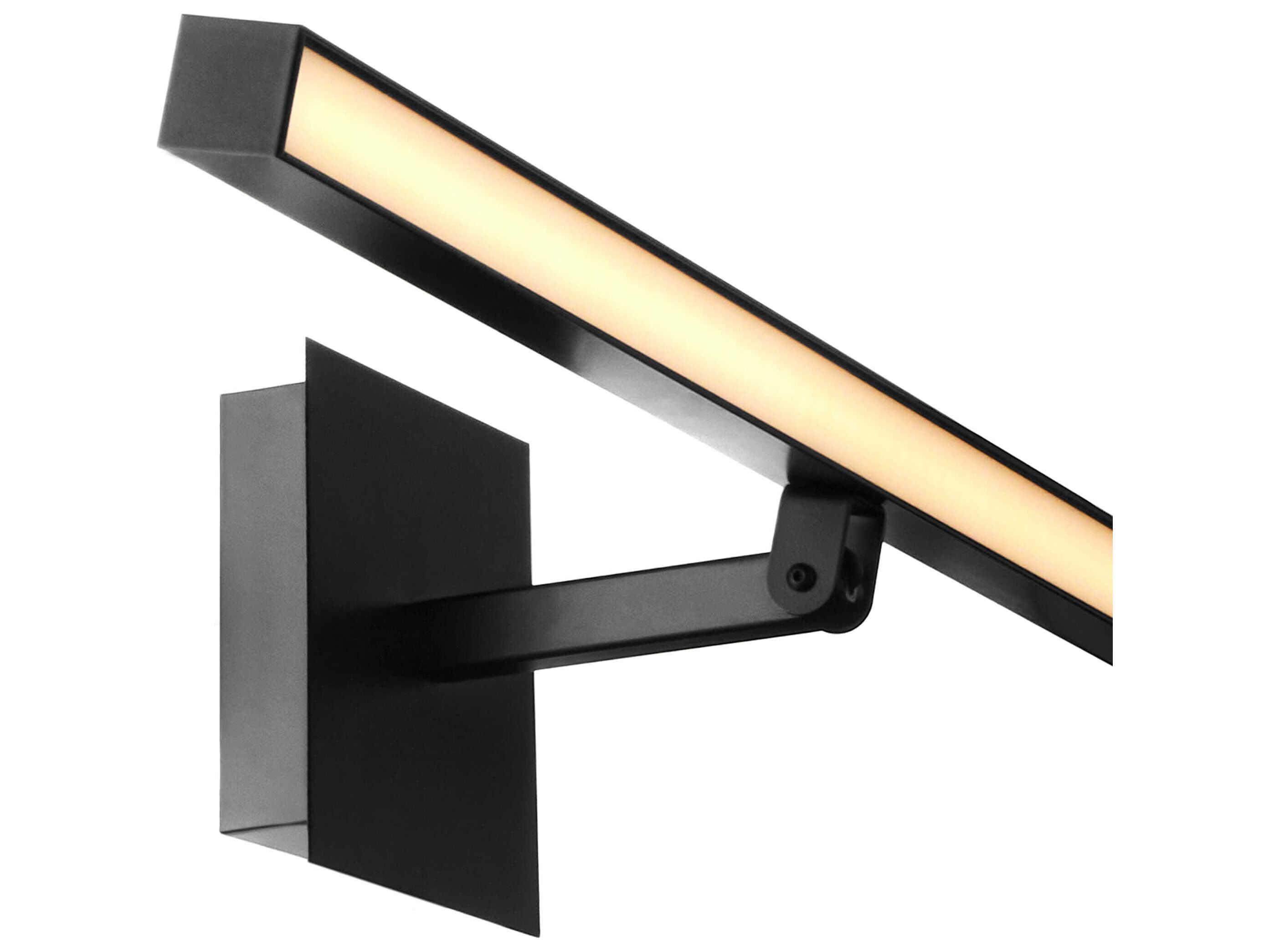 Quorum 1-Light Matte Black Picture Light