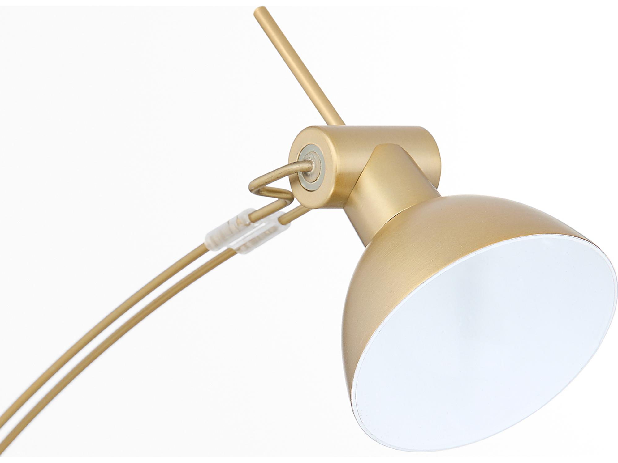 Quorum Ricardo 1-Light Aged Brass Swing Wall Sconce