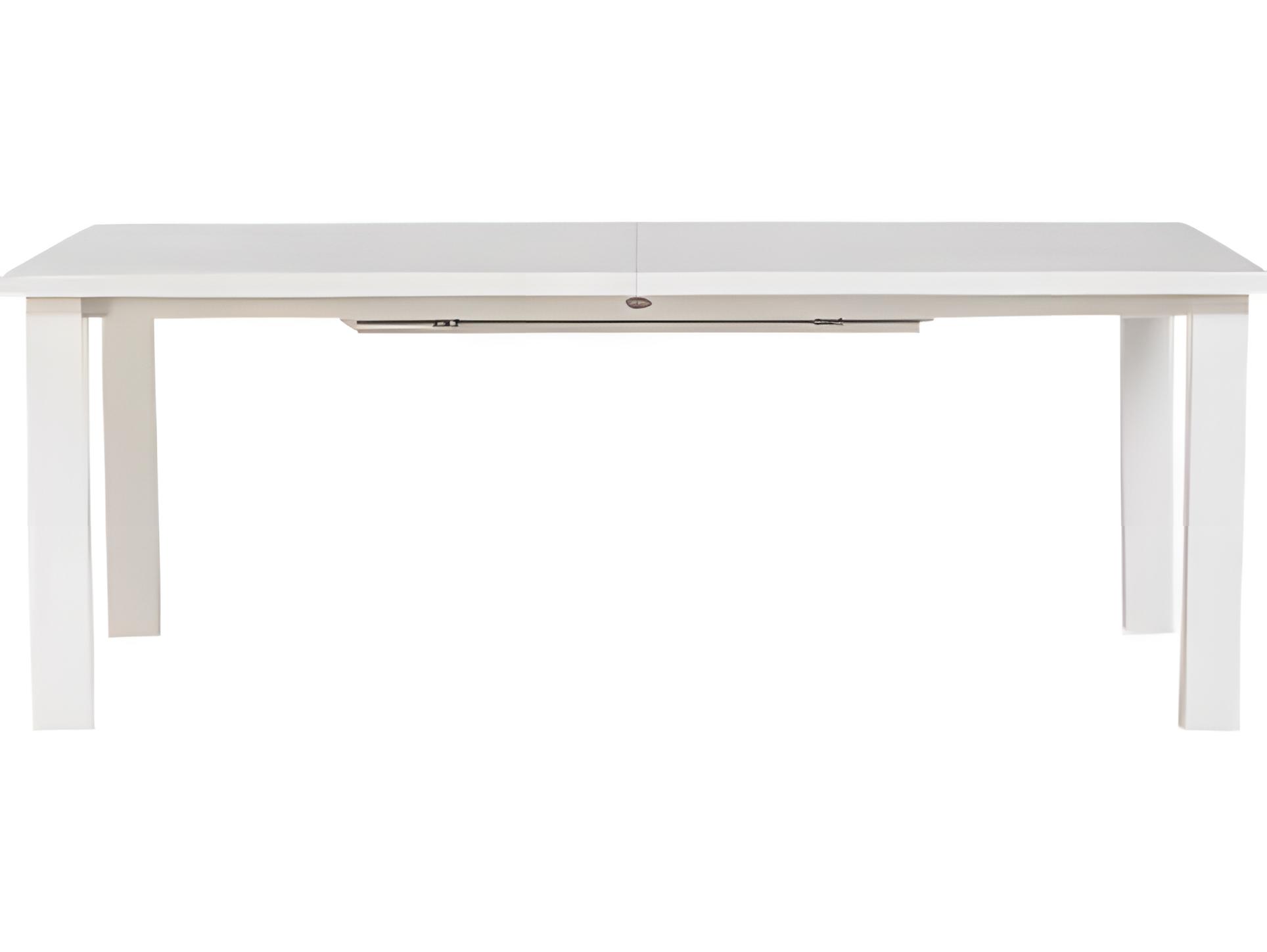 Ratana Mezo Silver Pearl Aluminum Rectangular Dining Table