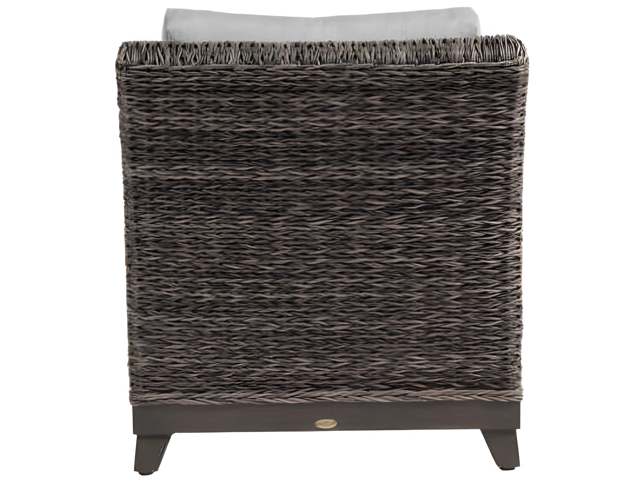 Ratana Boston Silver Ash Grey Aluminum Cushion Lounge Chair