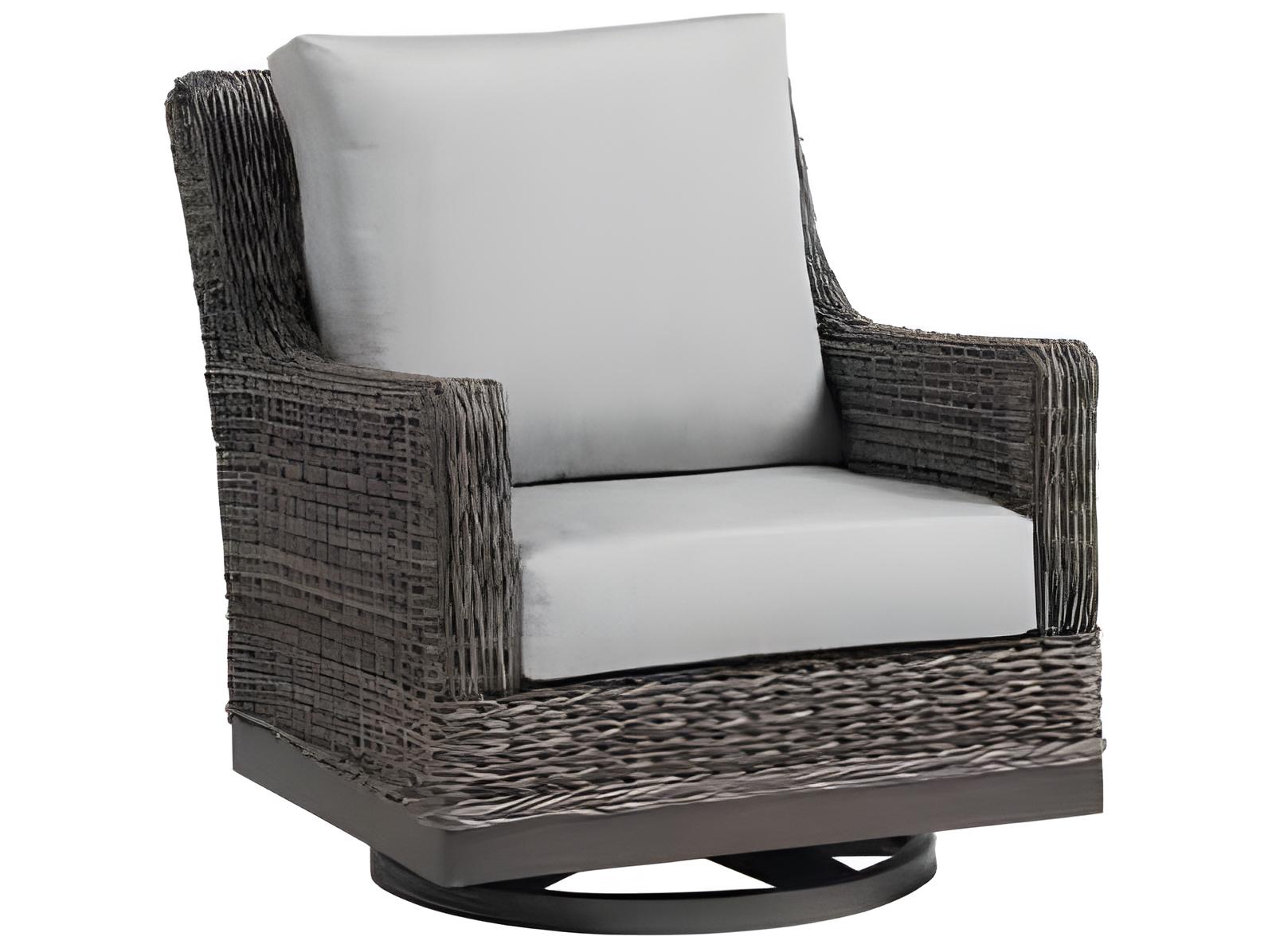 Ratana Boston Silver Ash Grey Aluminum Cushion Lounge Chair