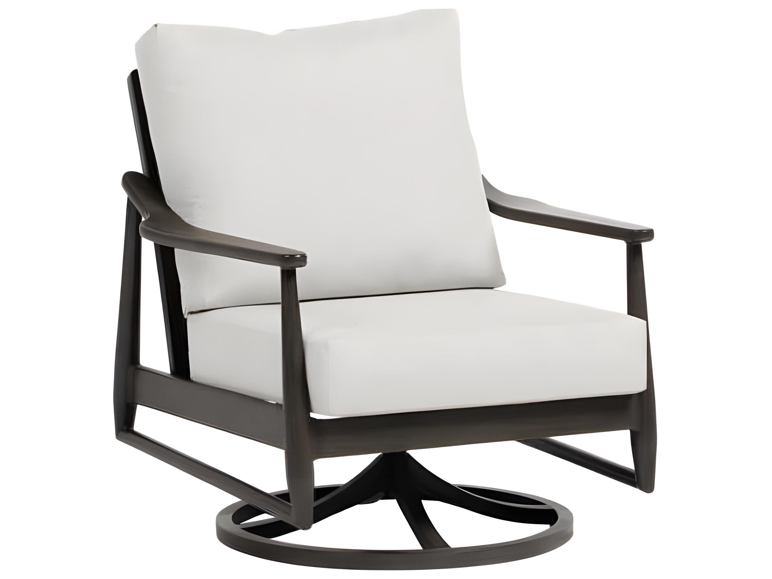 Ratana Bolano Silver Ash Grey Aluminum Cushion Lounge Chair