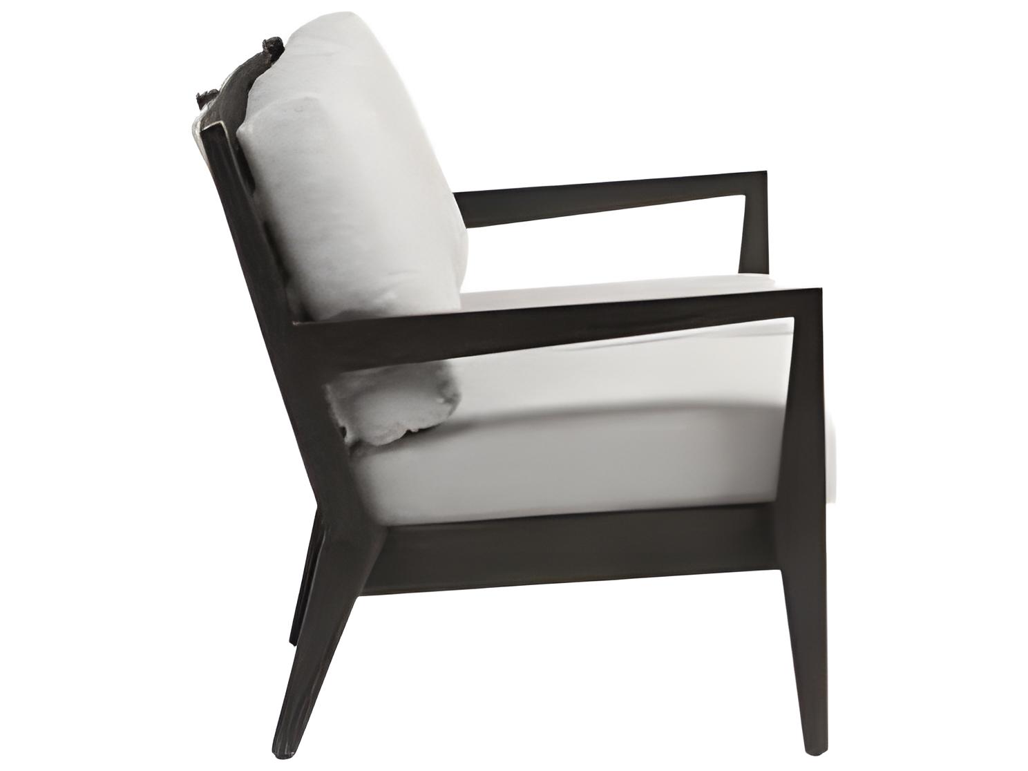 Ratana Lucia Silver Ash Grey Aluminum Cushion Loveseat