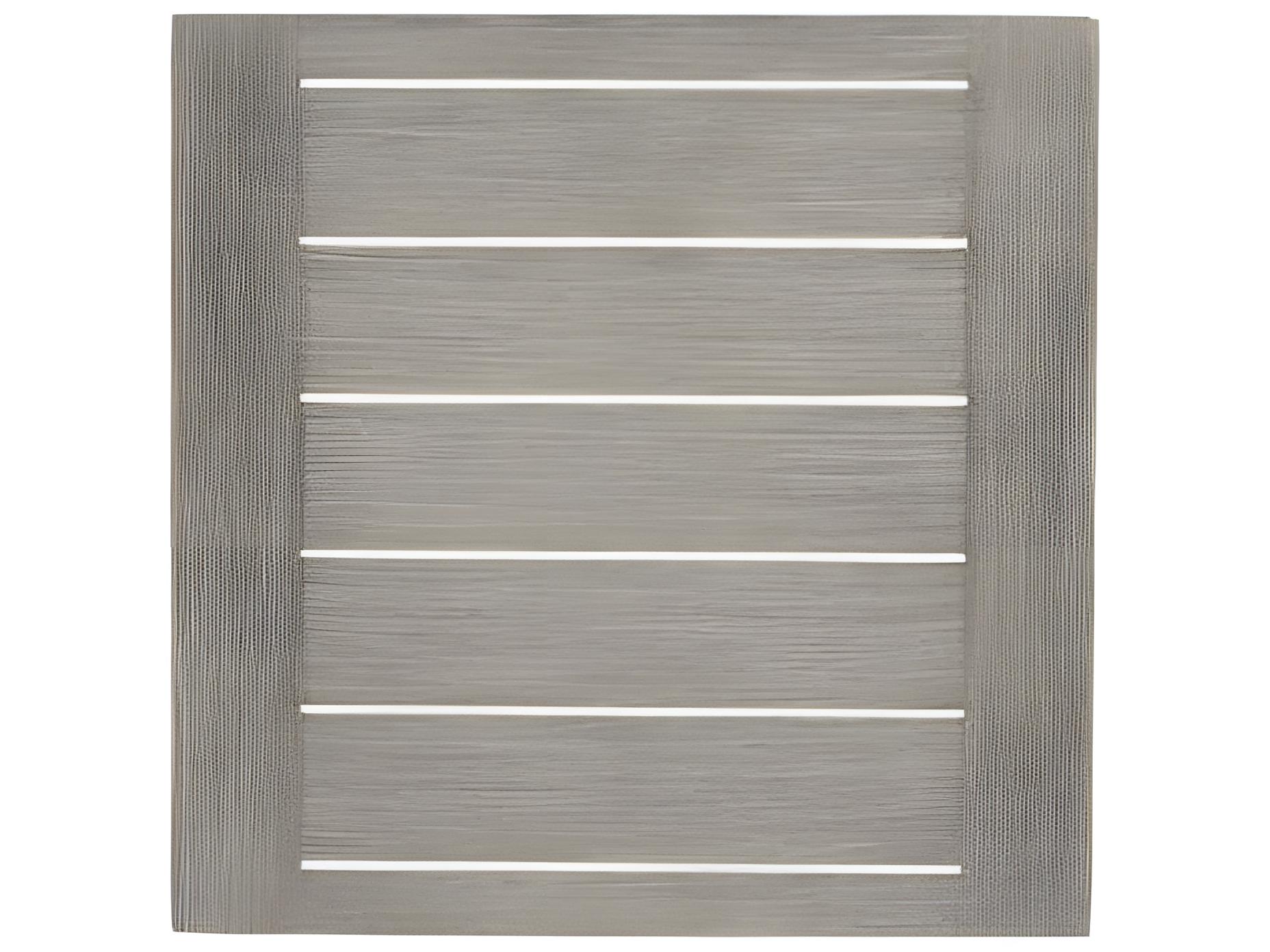 Ratana Lucia Silver Pearl Aluminum Square End Table