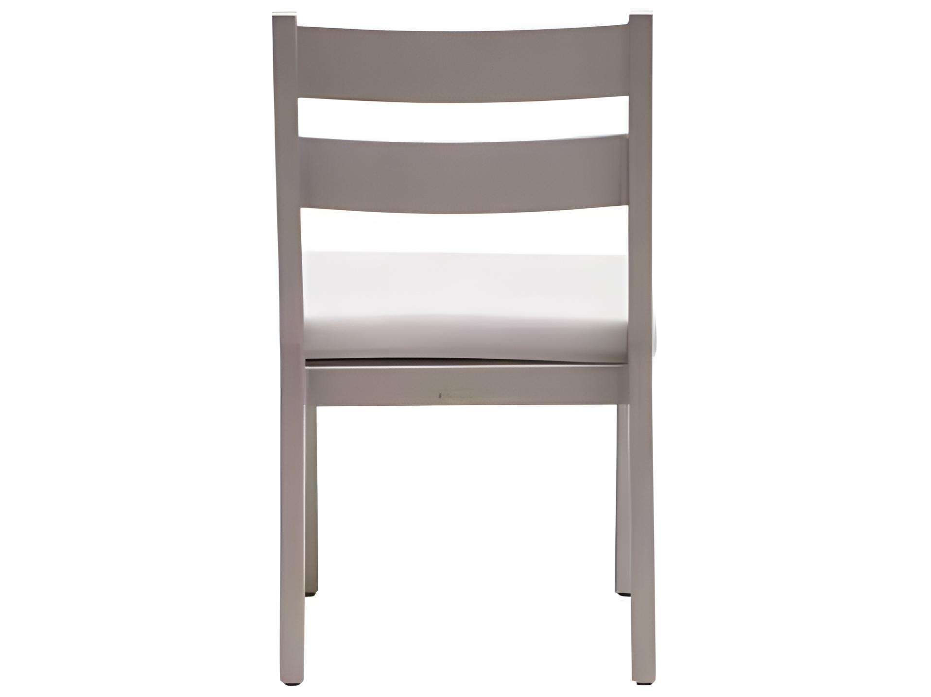 Ratana Lucia Silver Pearl Aluminum Cushion Dining Chair