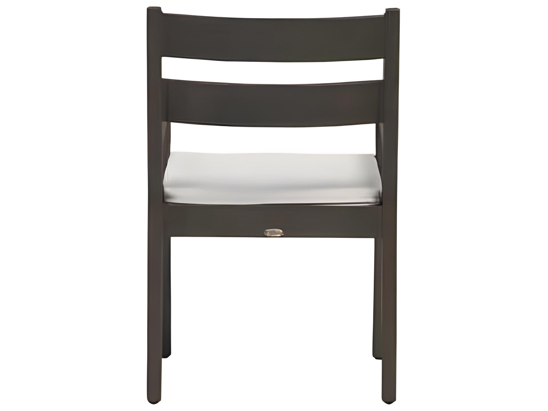 Ratana Lucia Silver Ash Grey Aluminum Cushion Dining Chair