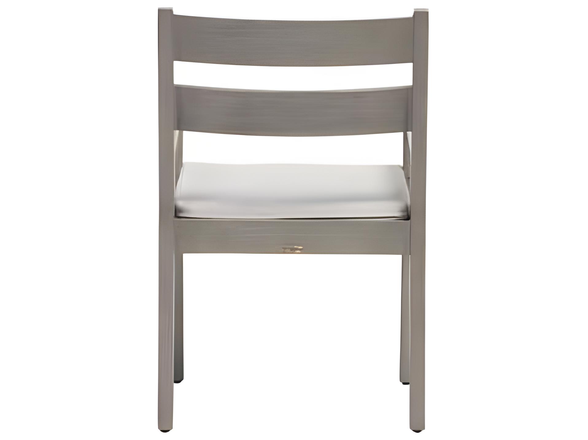 Ratana Lucia Silver Pearl Aluminum Cushion Dining Chair