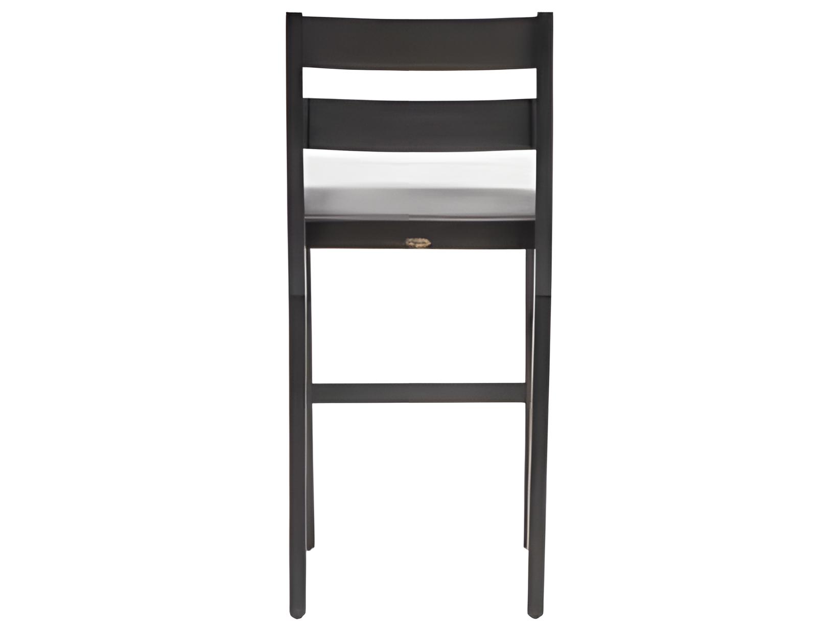 Ratana Lucia Silver Ash Grey Aluminum Cushion Bar Stool