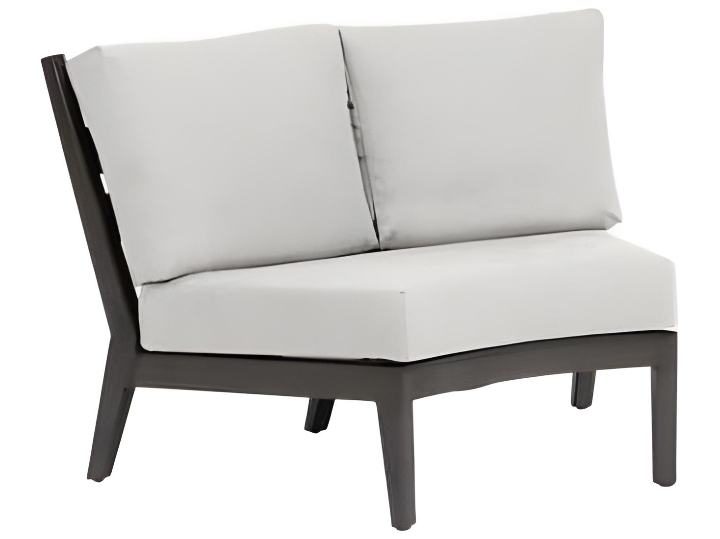 Ratana Lucia Silver Ash Grey Aluminum Cushion Lounge Chair