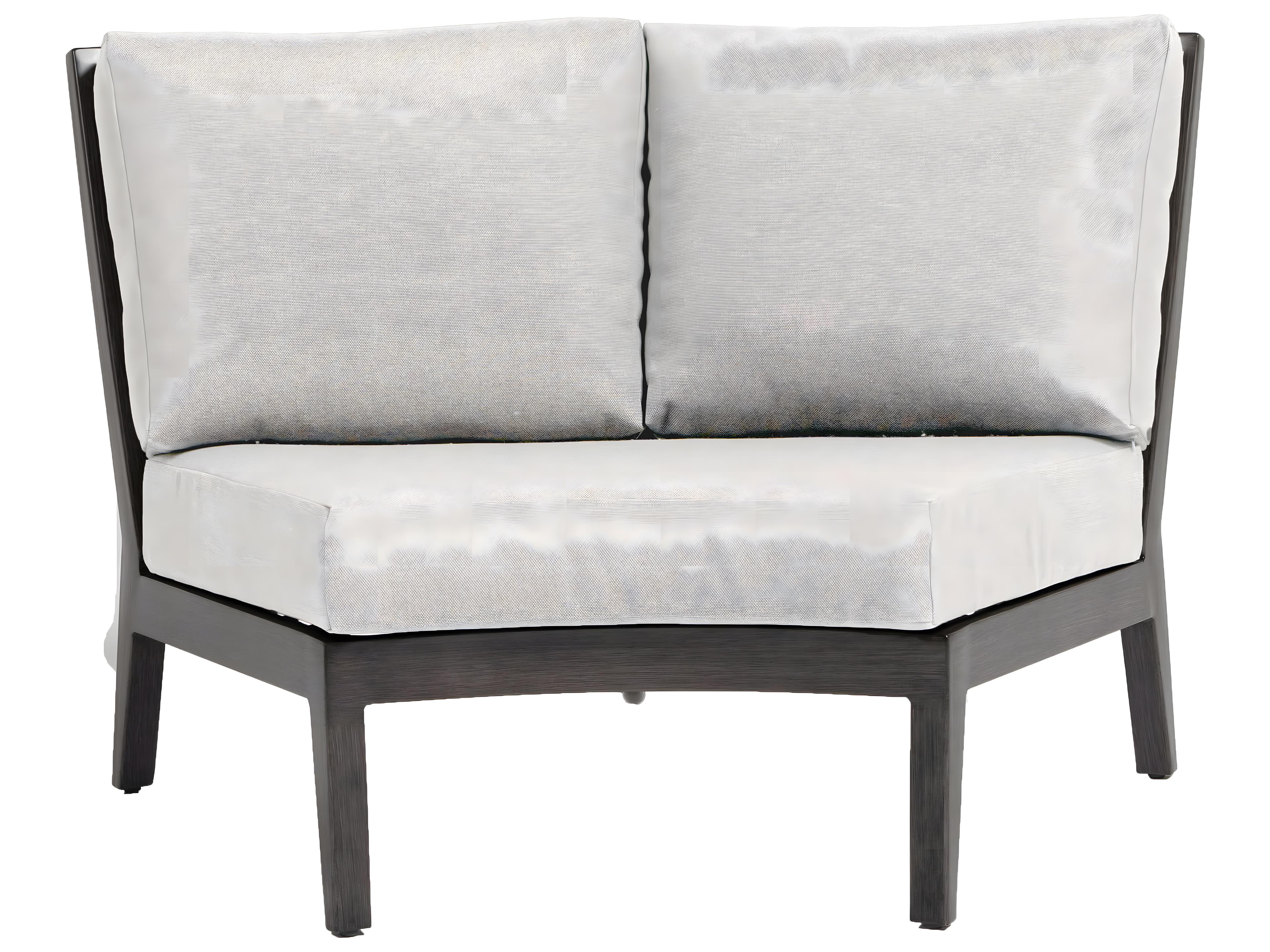 Ratana Lucia Silver Ash Grey Aluminum Cushion Lounge Chair