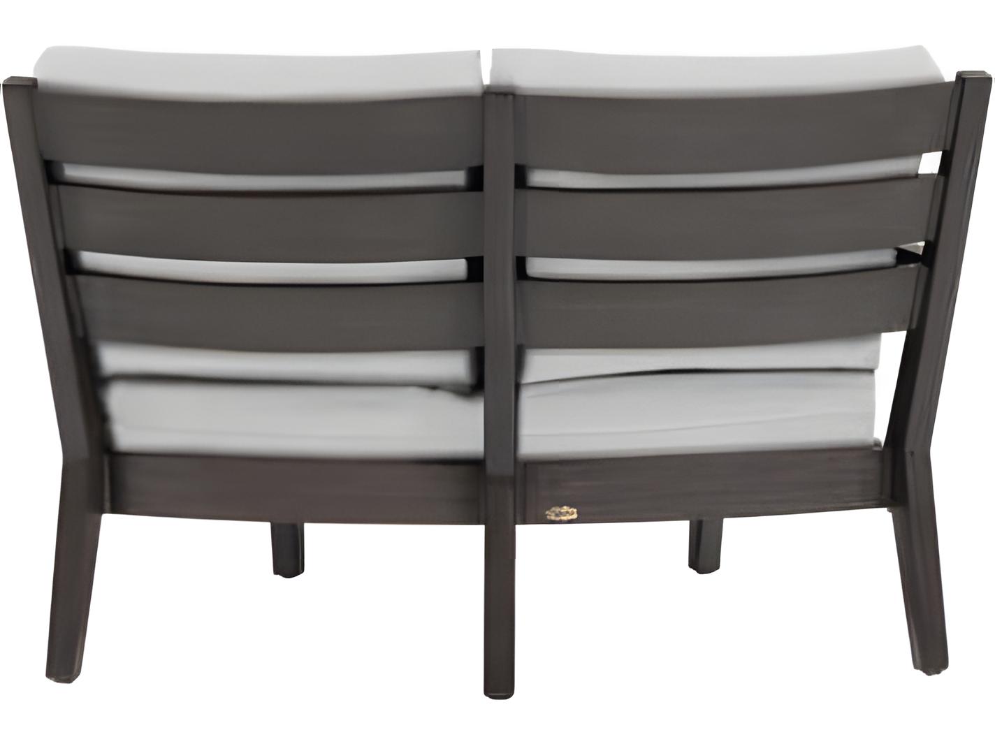 Ratana Lucia Silver Ash Grey Aluminum Cushion Lounge Chair