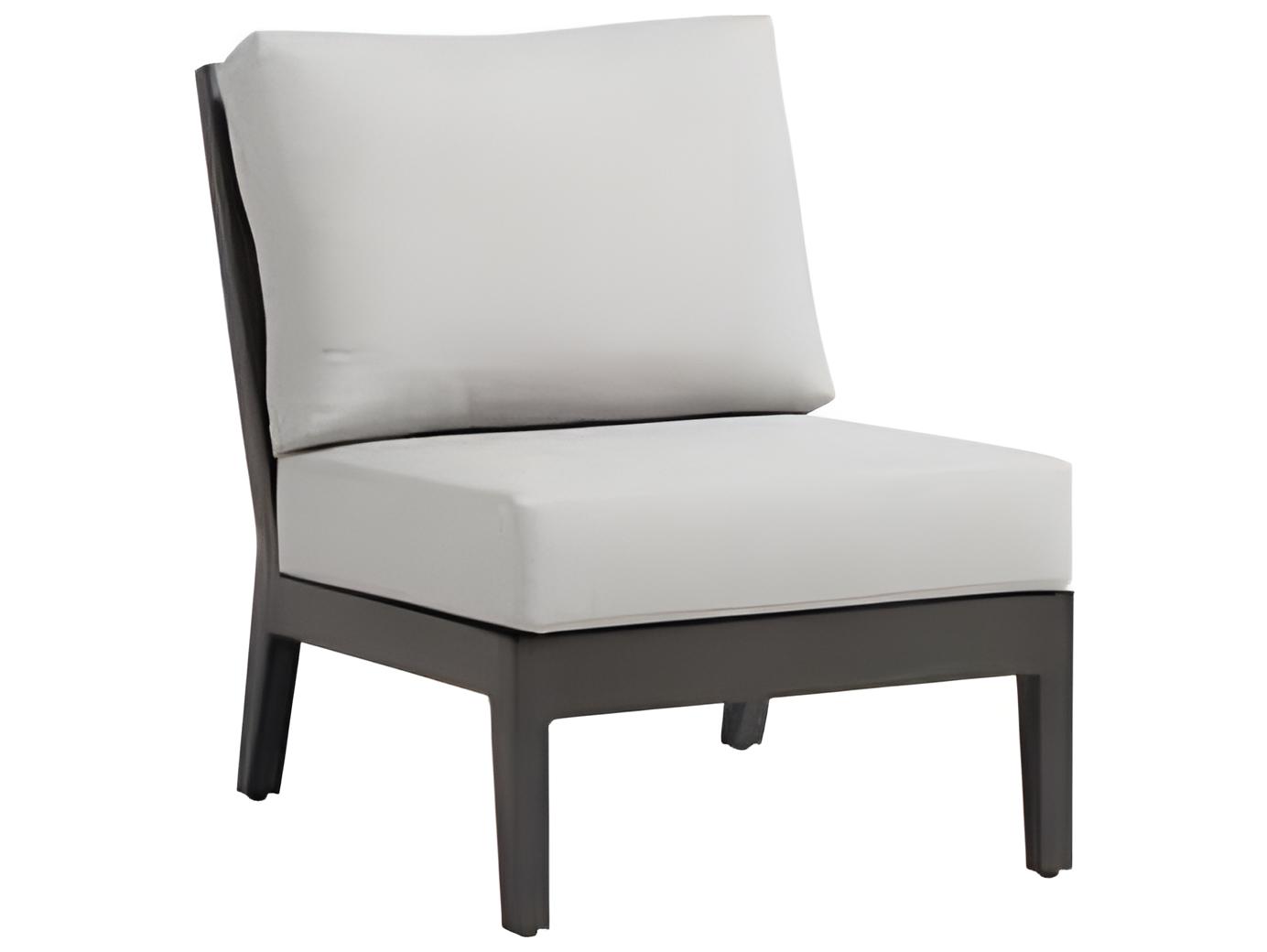 Ratana Lucia Silver Ash Grey Aluminum Cushion Lounge Chair