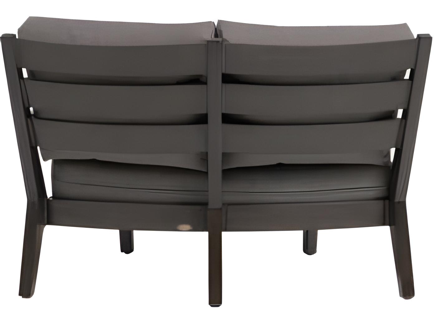 Ratana Lucia Silver Ash Grey Aluminum Cushion Lounge Chair