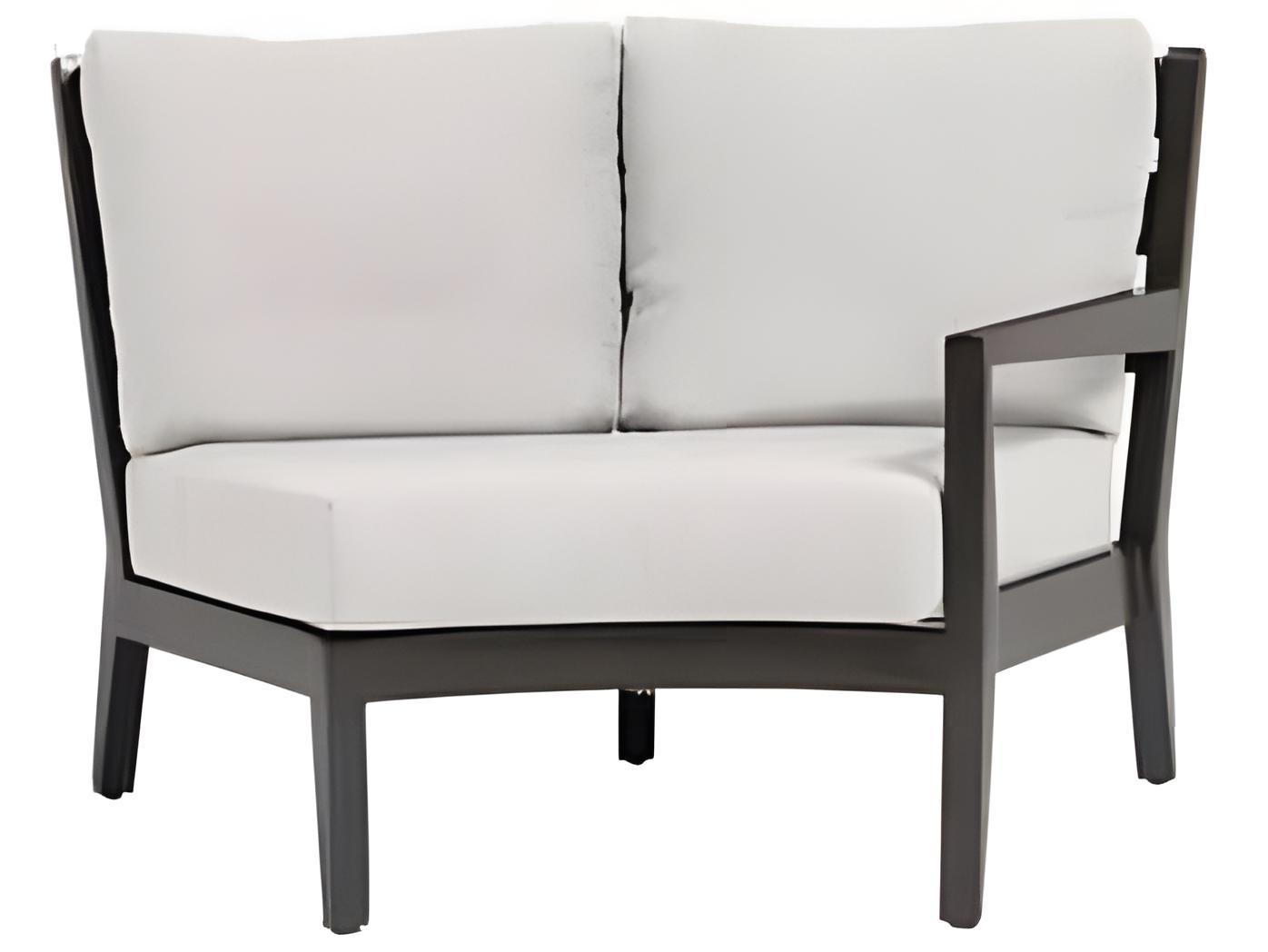 Ratana Lucia Silver Ash Grey Aluminum Cushion Lounge Chair