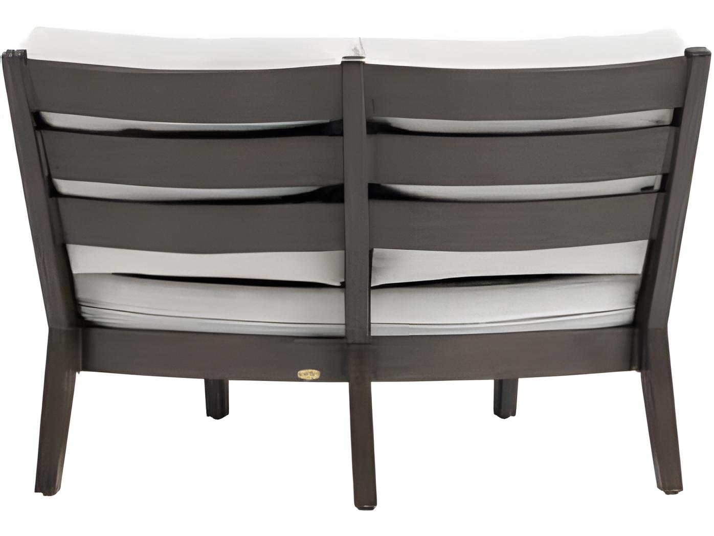 Ratana Lucia Silver Ash Grey Aluminum Cushion Lounge Chair