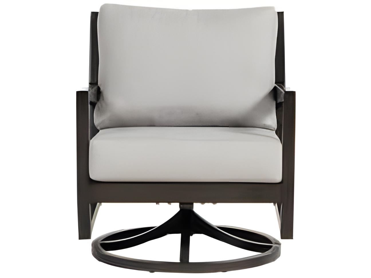 Ratana Lucia Silver Ash Grey Aluminum Cushion Lounge Chair