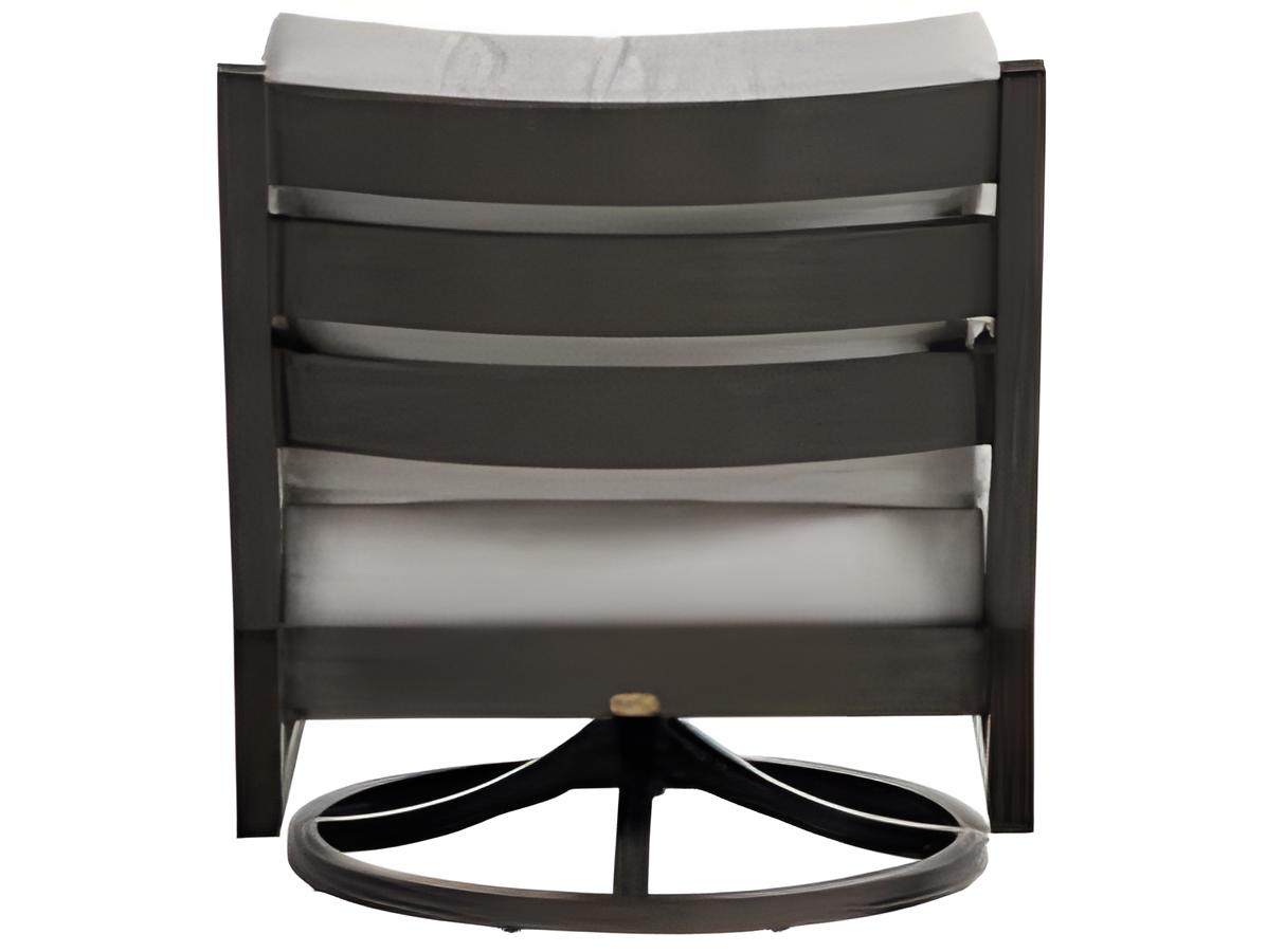 Ratana Lucia Silver Ash Grey Aluminum Cushion Lounge Chair