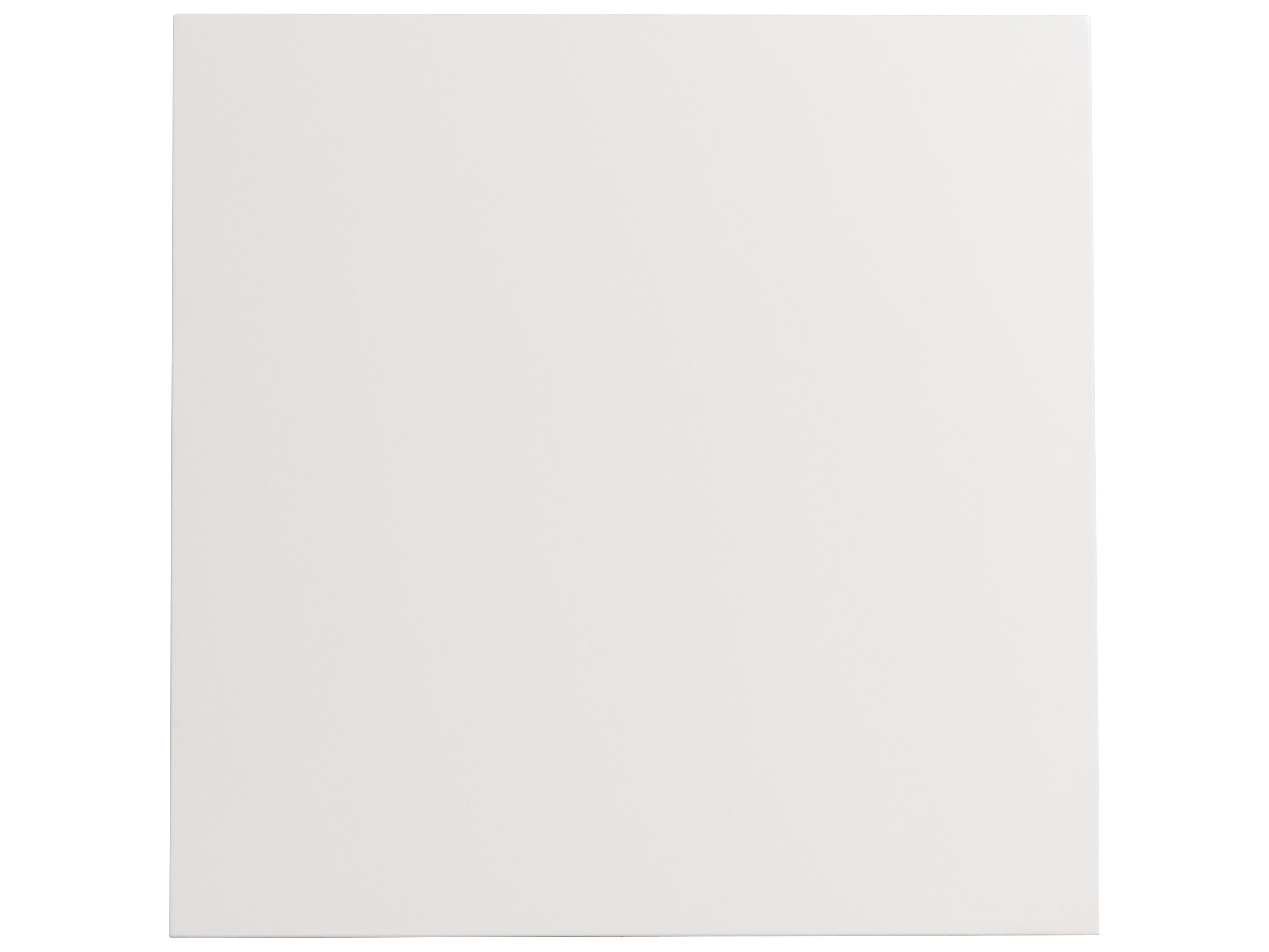 Ratana Elements Silver Talc White Aluminum Square Coffee Table