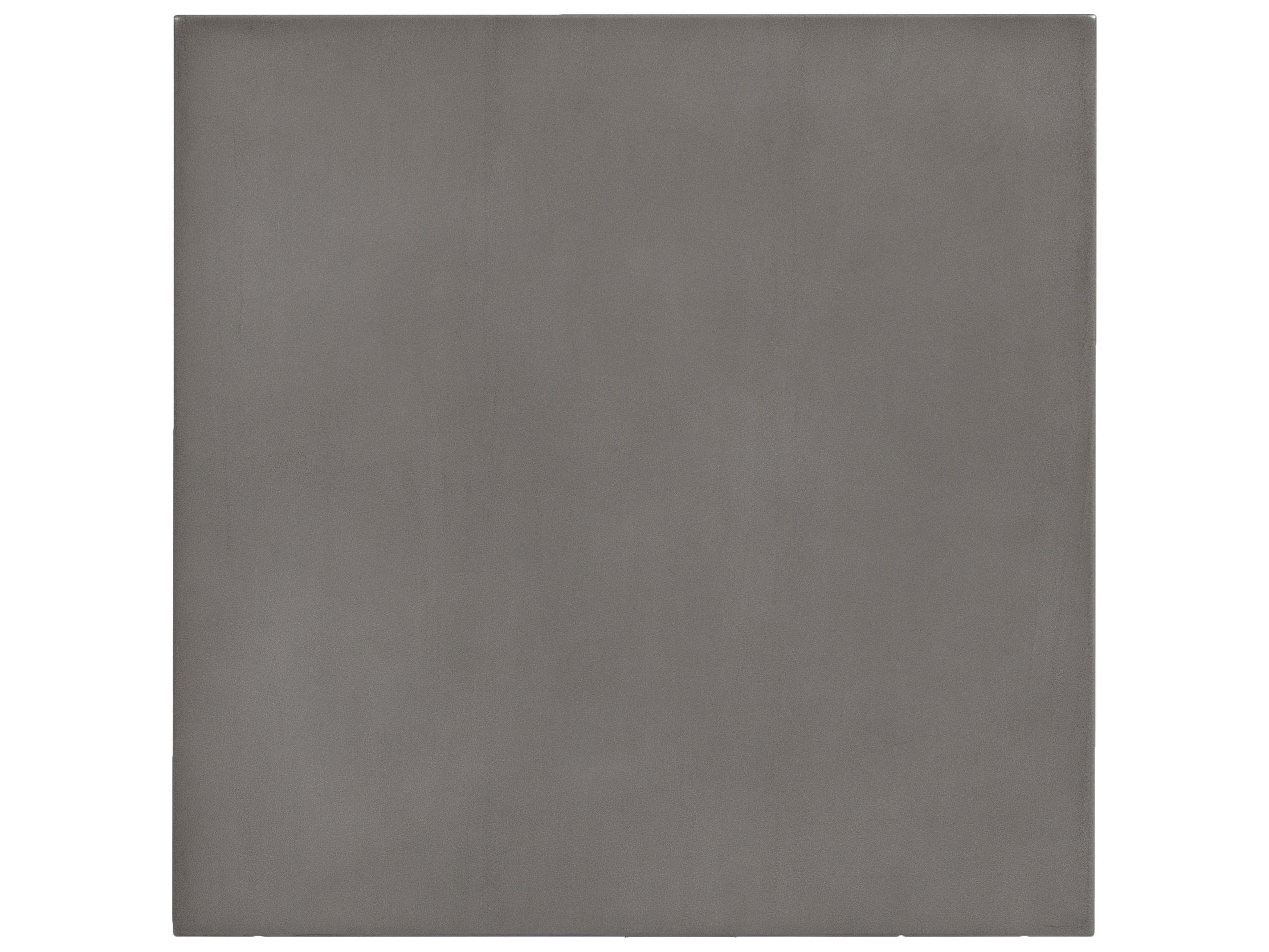 Ratana Elements Silver Ash Grey Base & Cement Top Aluminum Square End Table