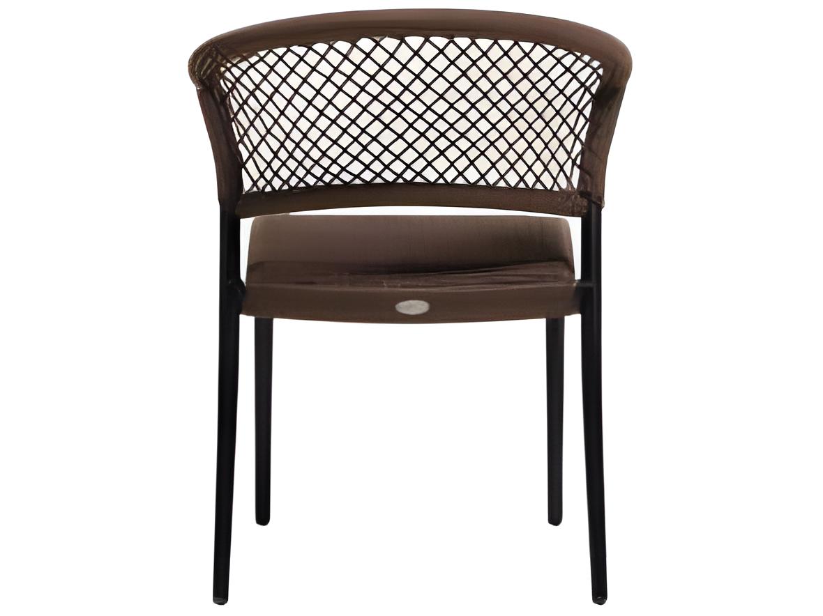 Ratana Ria Silver Black Aluminum Rope Dining Chair