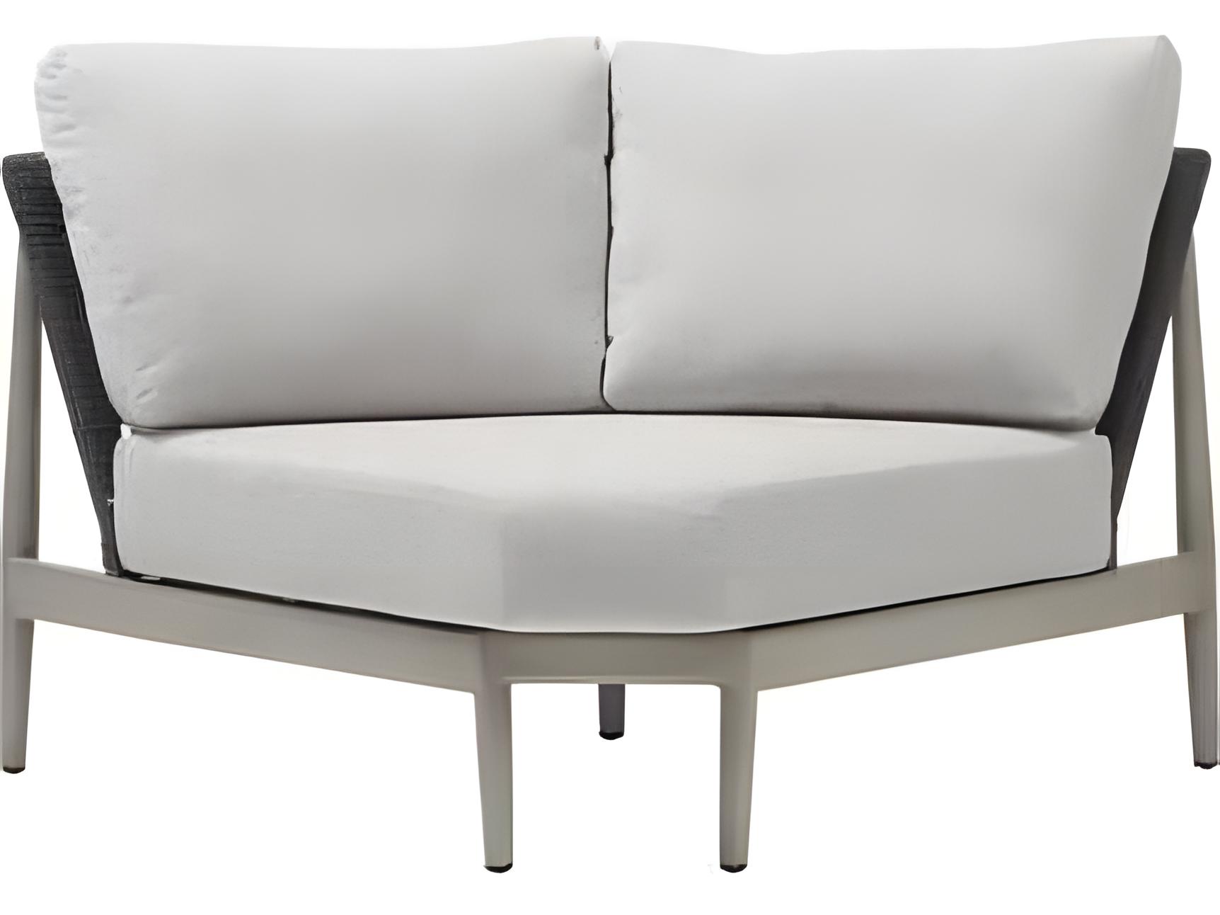 Ratana Coconut Grove Silver Pearl Aluminum Cushion Lounge Chair