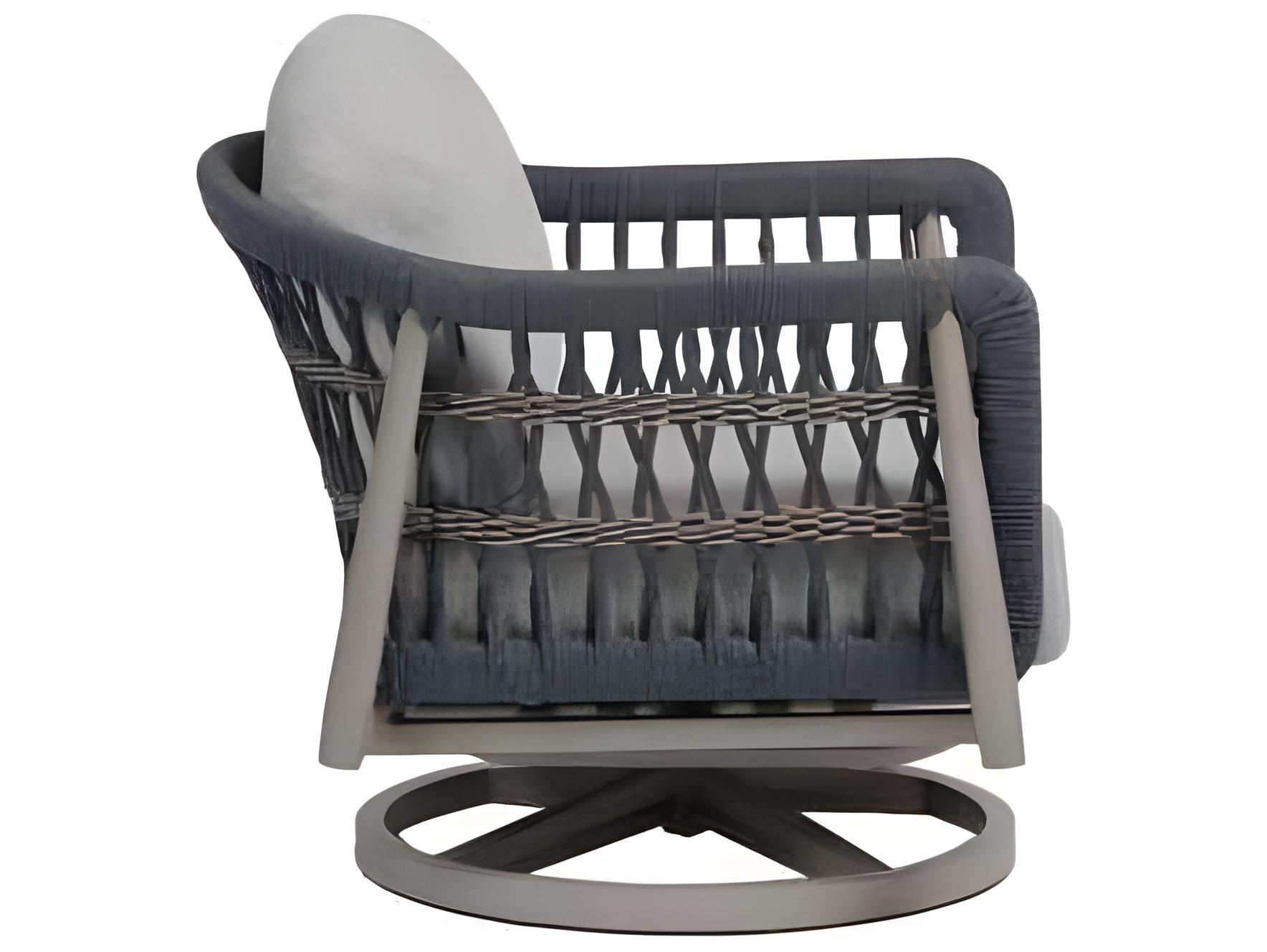 Ratana Coconut Grove Silver Pearl Aluminum Cushion Lounge Chair