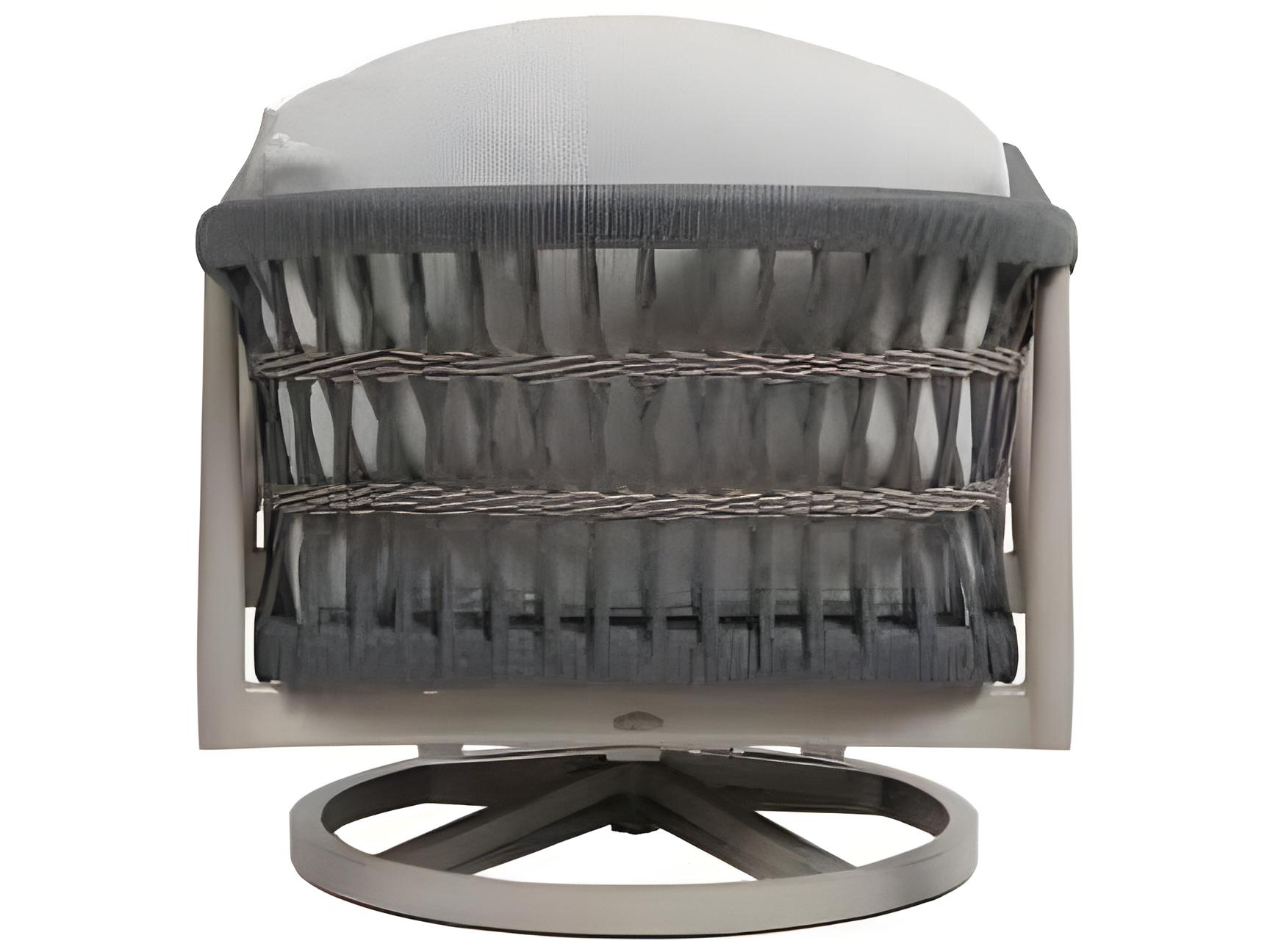 Ratana Coconut Grove Silver Pearl Aluminum Cushion Lounge Chair