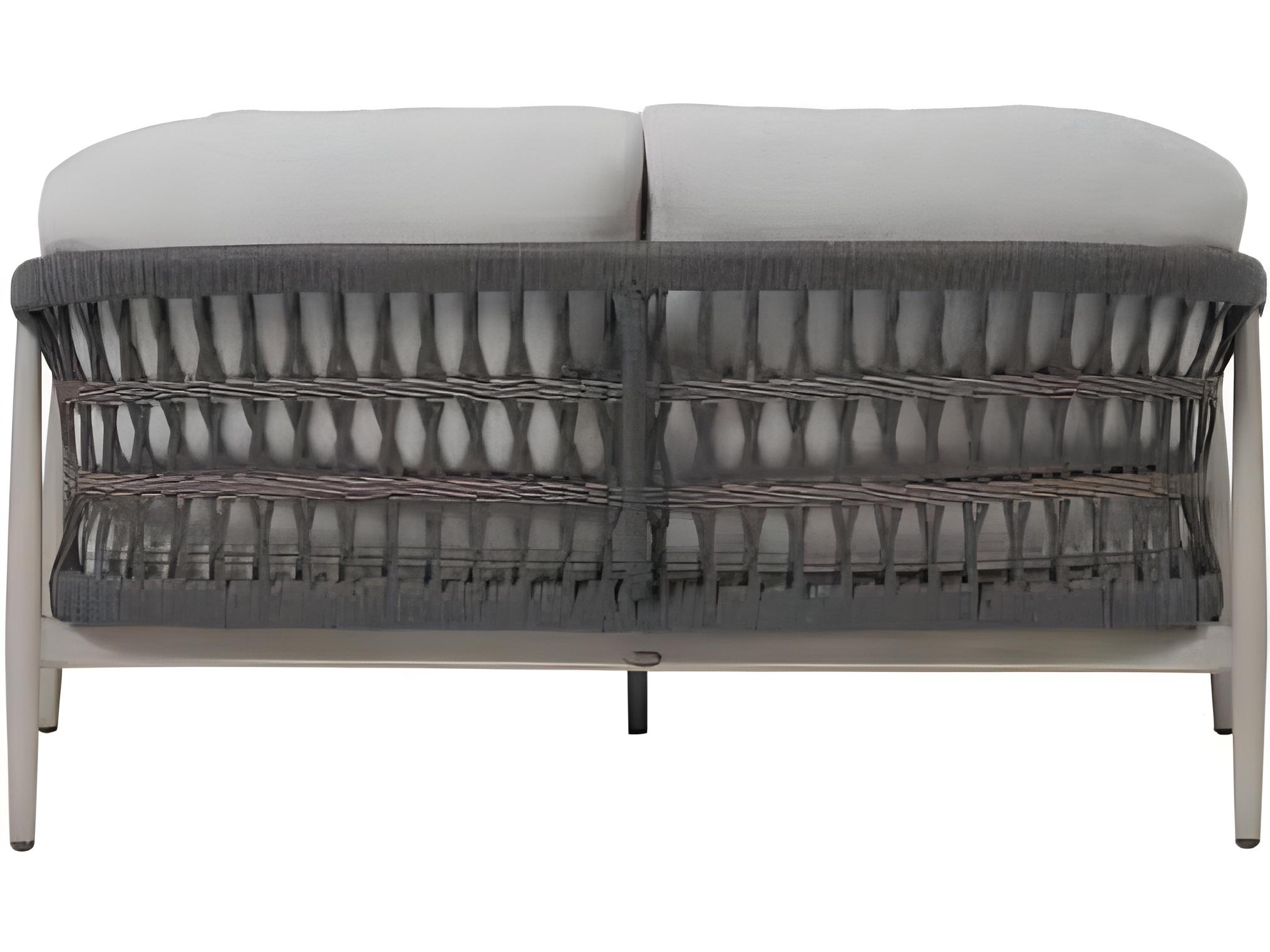 Ratana Coconut Grove Silver Pearl Aluminum Cushion Lounge Bed