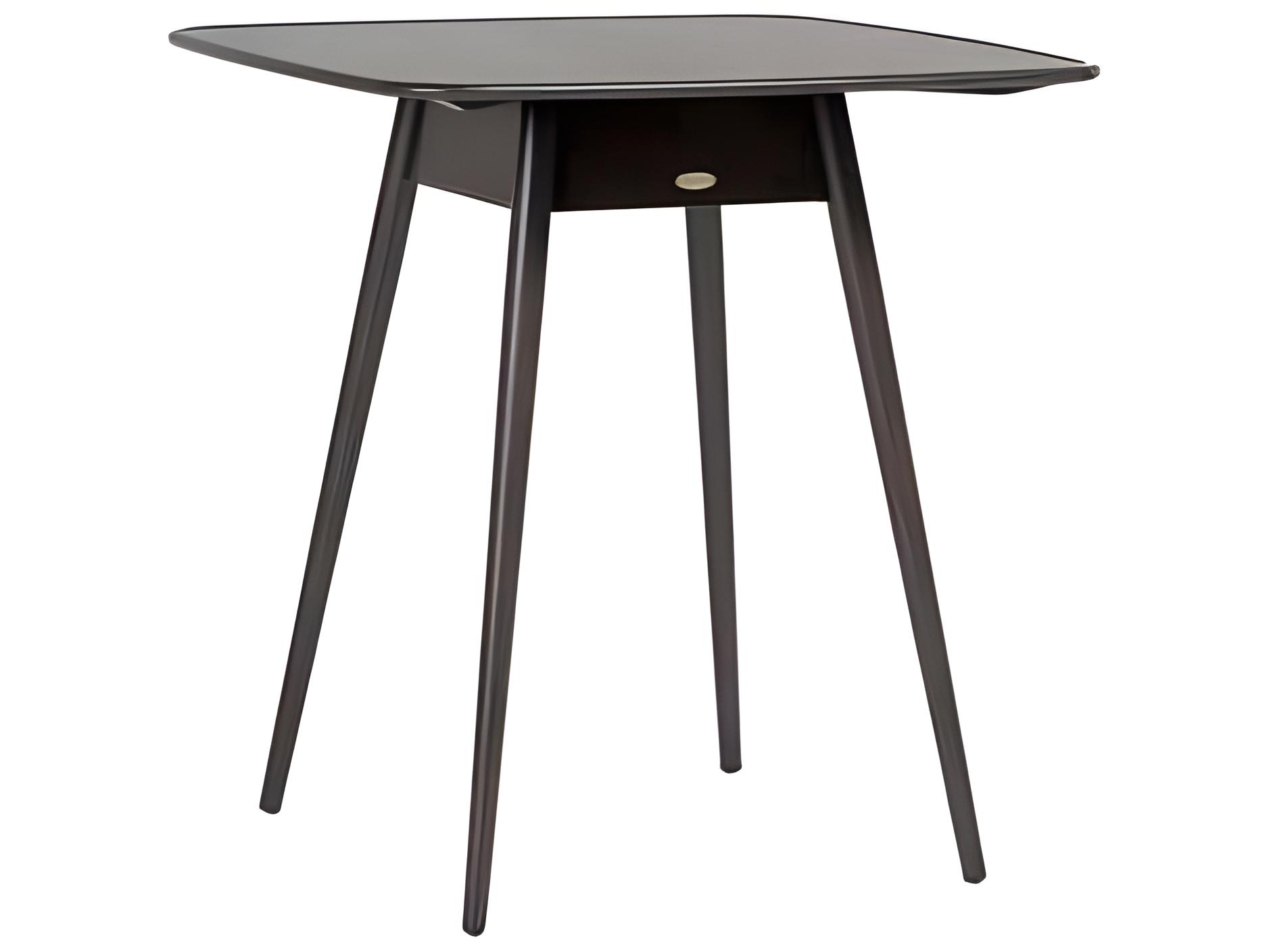 Ratana Alinea Silver Ash Grey Aluminum Square Umbrella Hole Bar Table